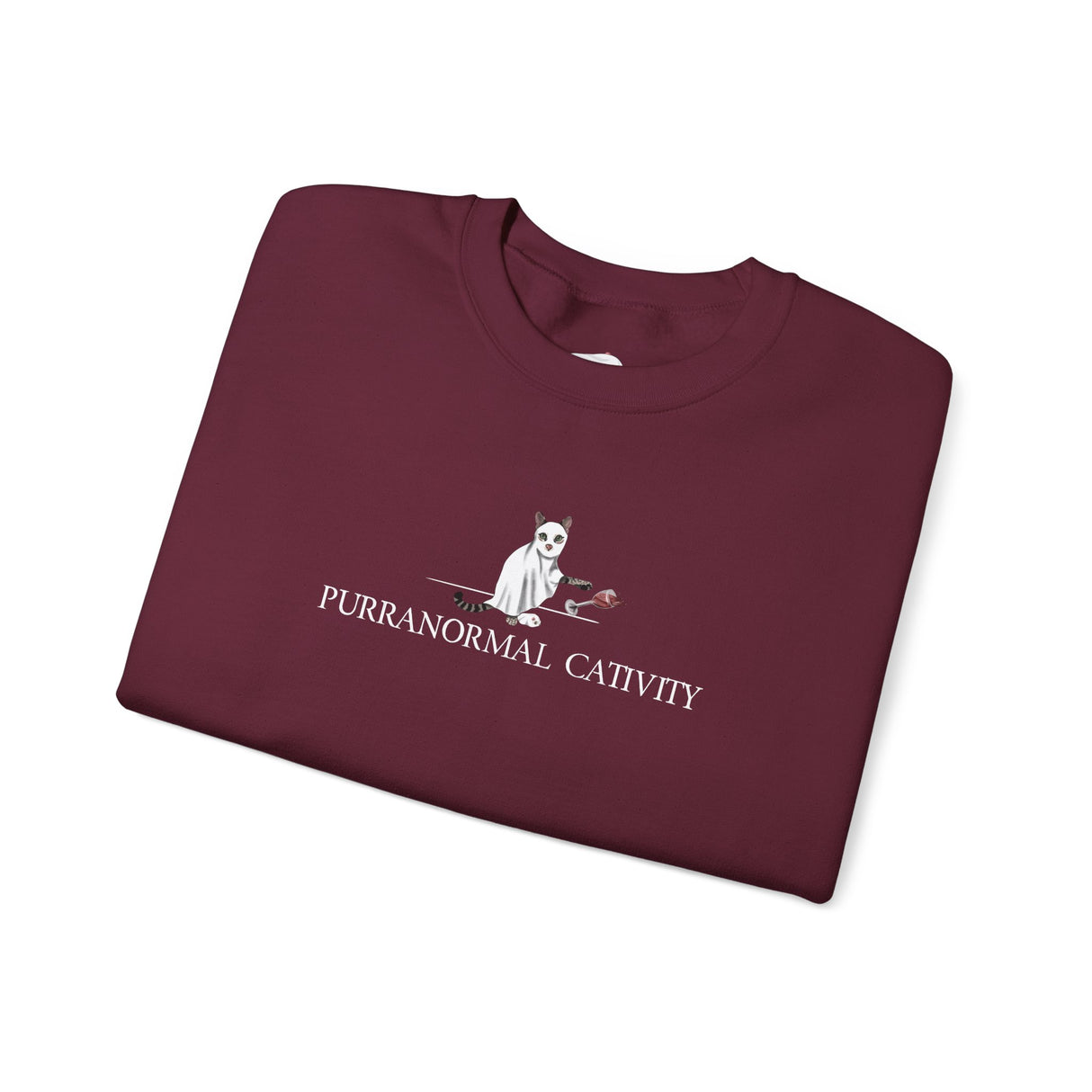 Crewneck Sweatshirt Purranormal Cativity Design by Nina