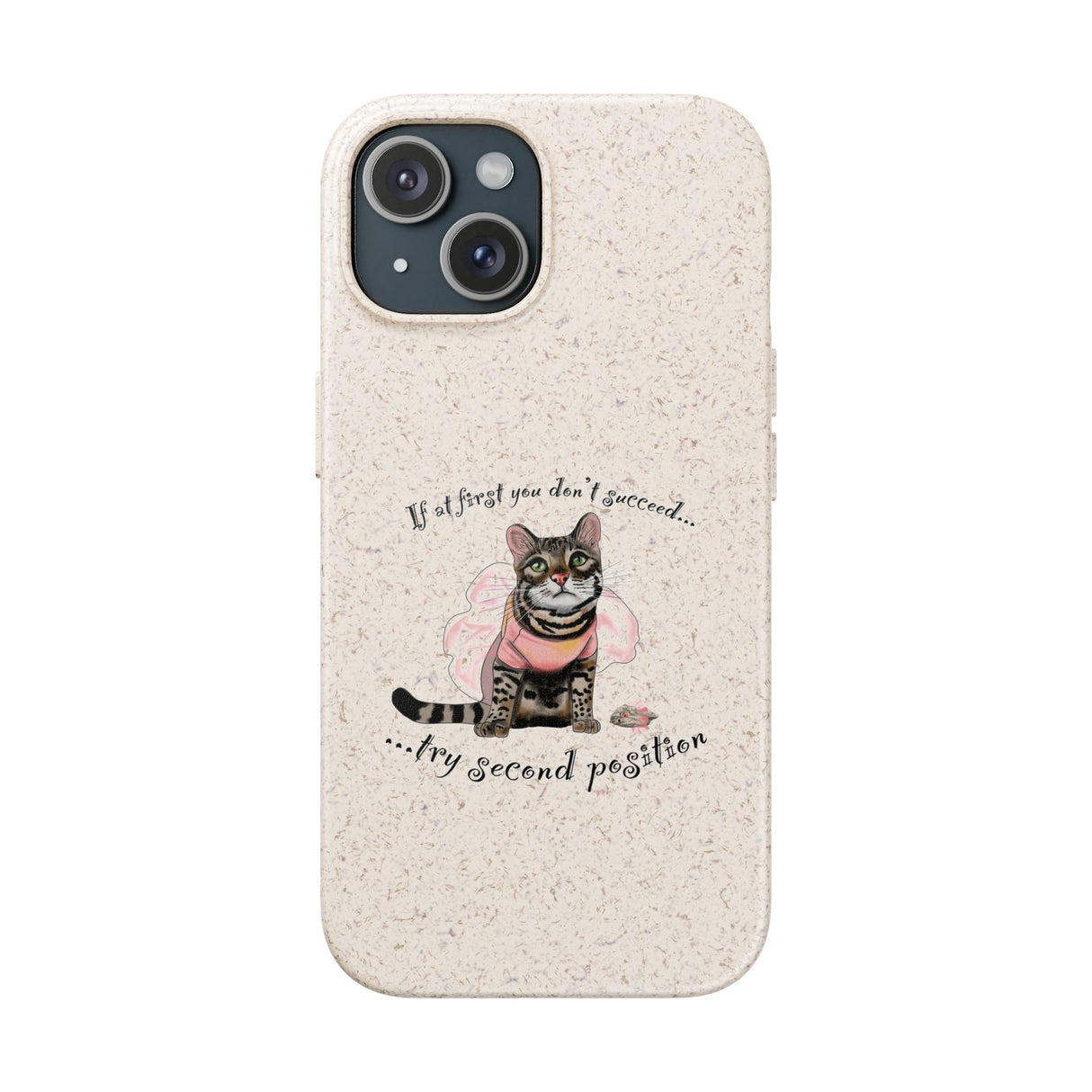 Phone Case - Flounder and Mouse Toy in Ballet Tutus Design by Nina