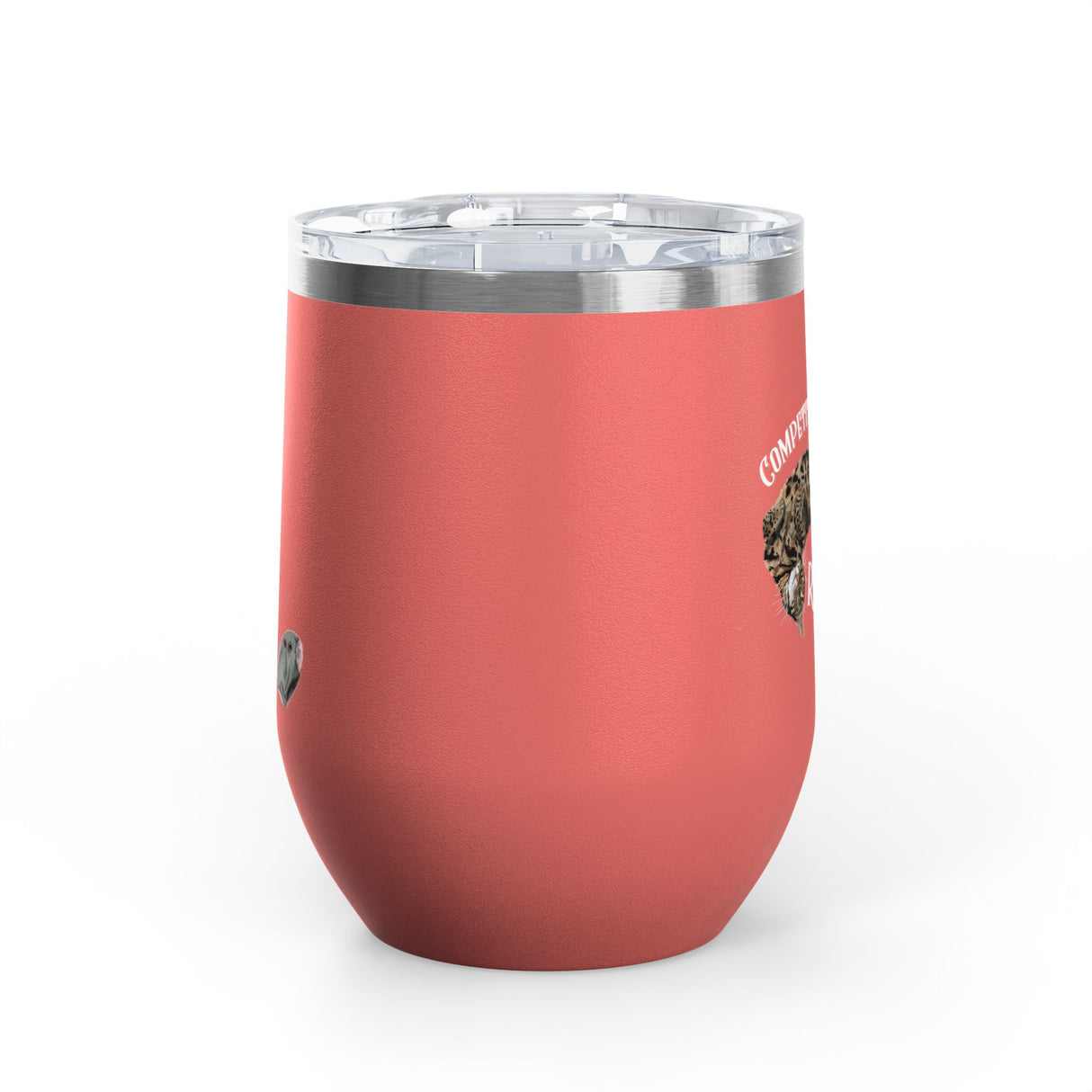 Wine Tumbler — "Competitive Rester" Flounder Design (12 oz)