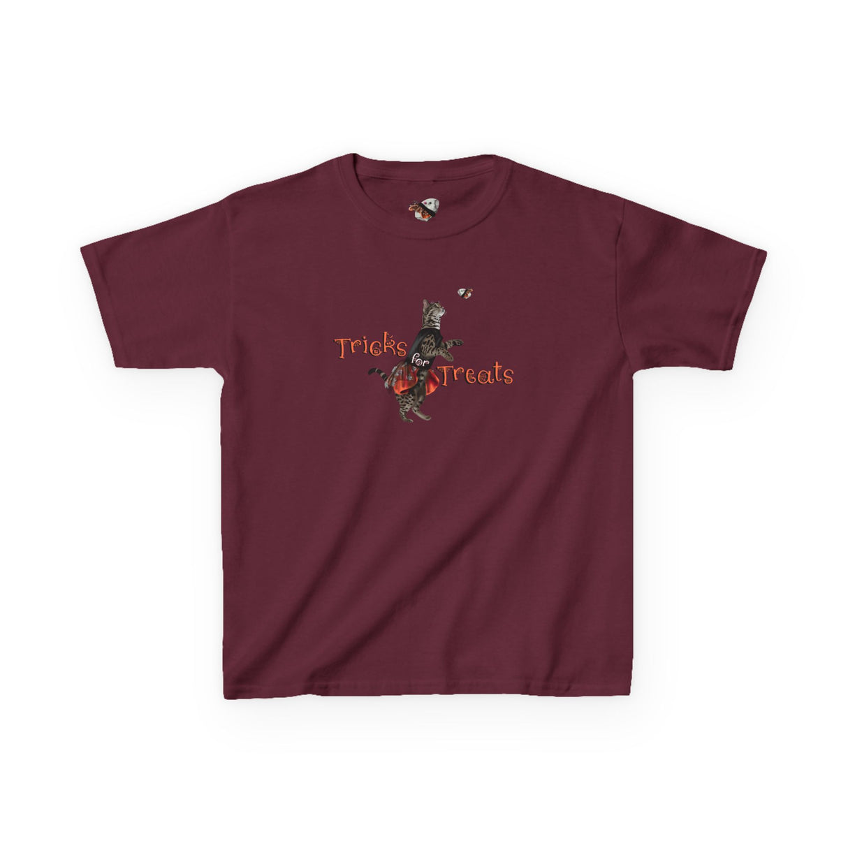 Kids Tee — "Tricks for Treats" Flounder Halloween Ballet Tee