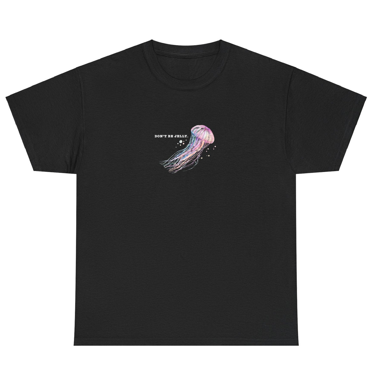 Don't Be Jelly jellyfish t-shirt in black