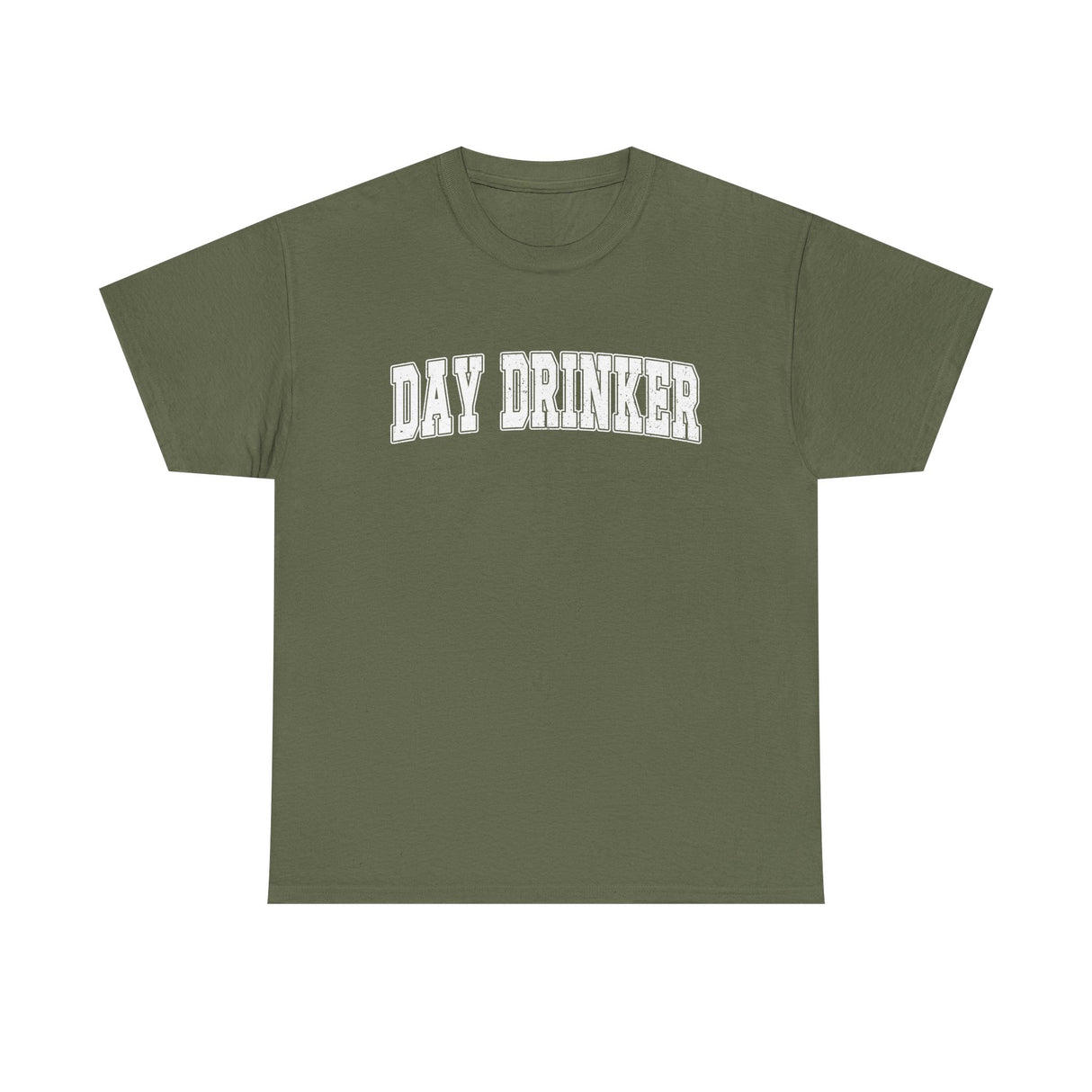 Day Drinker White Font Unisex Cotton T-shirt