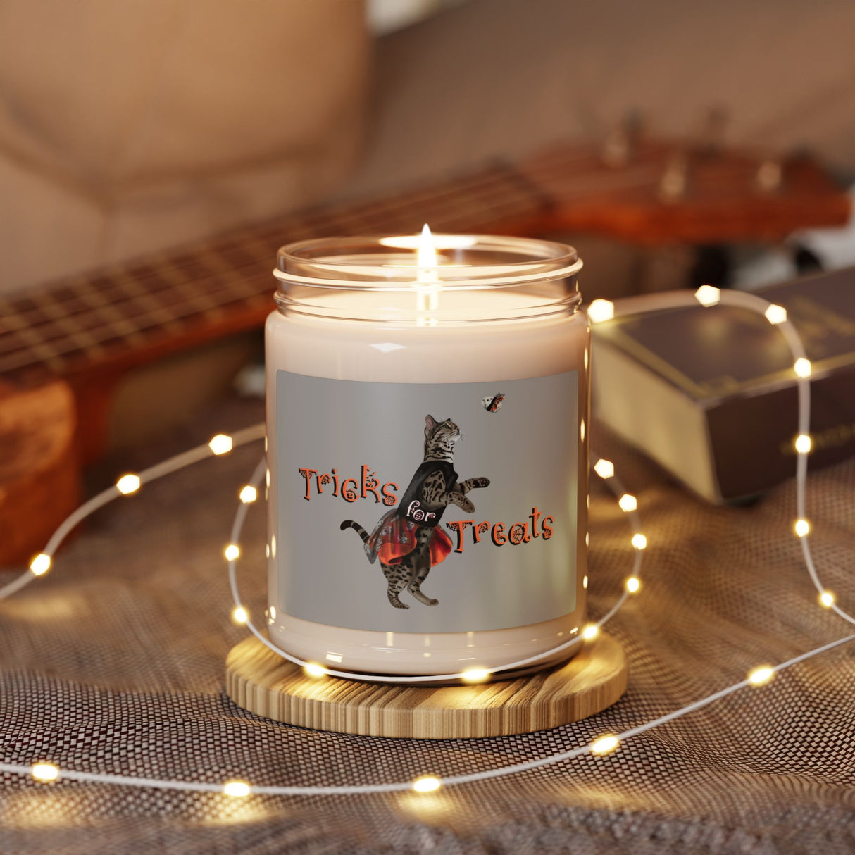 Halloween 'Tricks for Treats' Soy Candle — Flounder Ballet Tutu 9oz