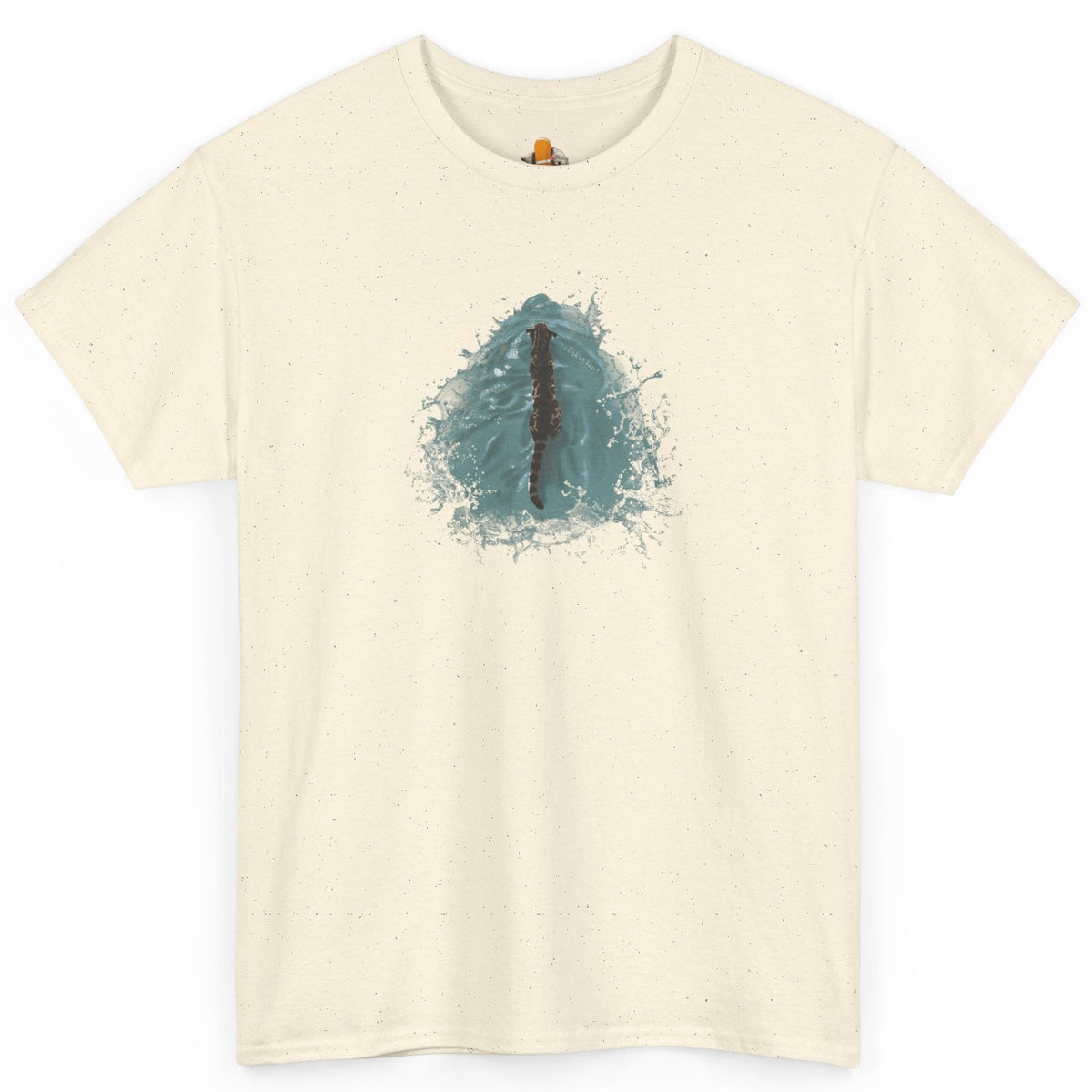 Fish at Heart Flounder Purrmaid T-Shirt, shown in Natural