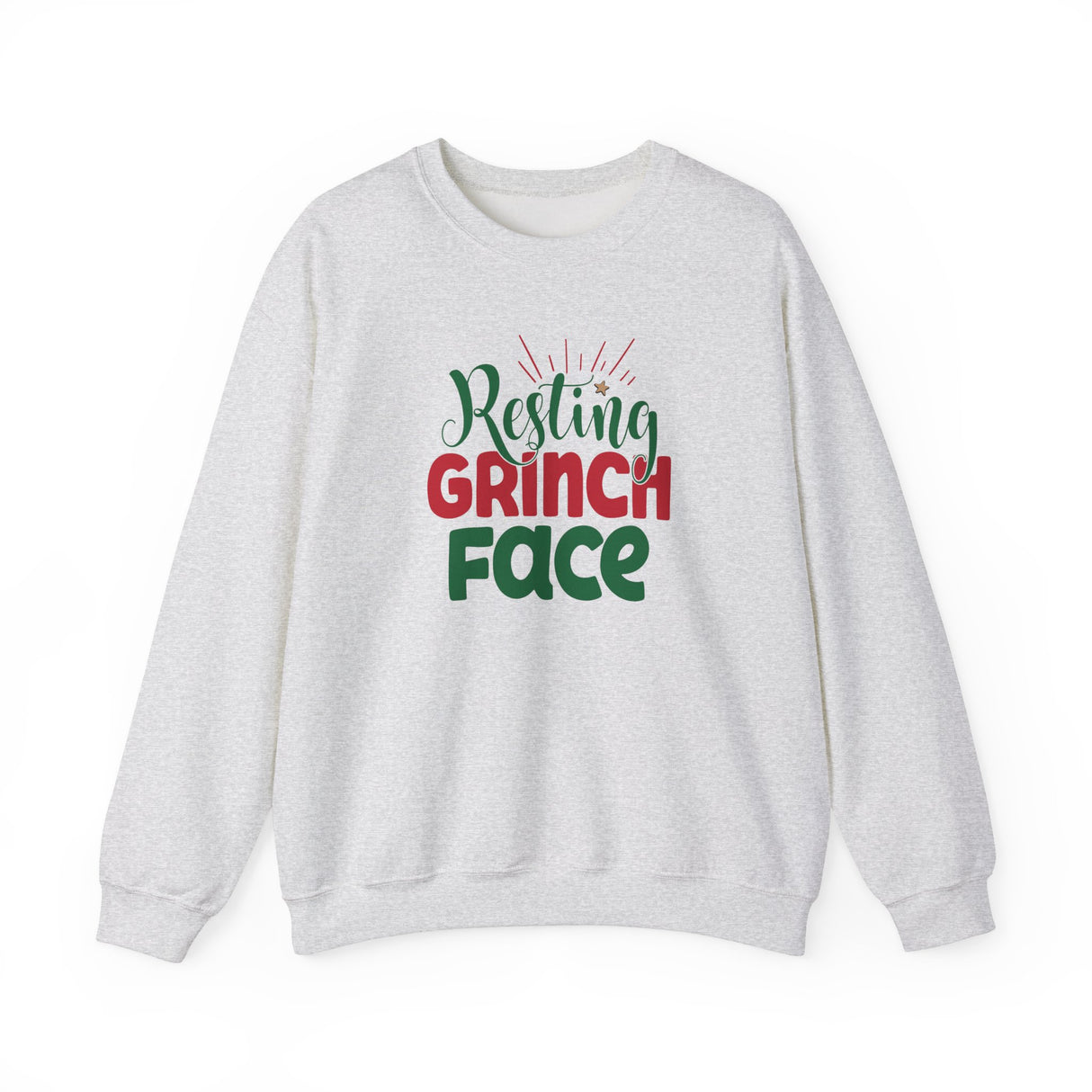 Holiday Resting Grinch Face Sweatshirt