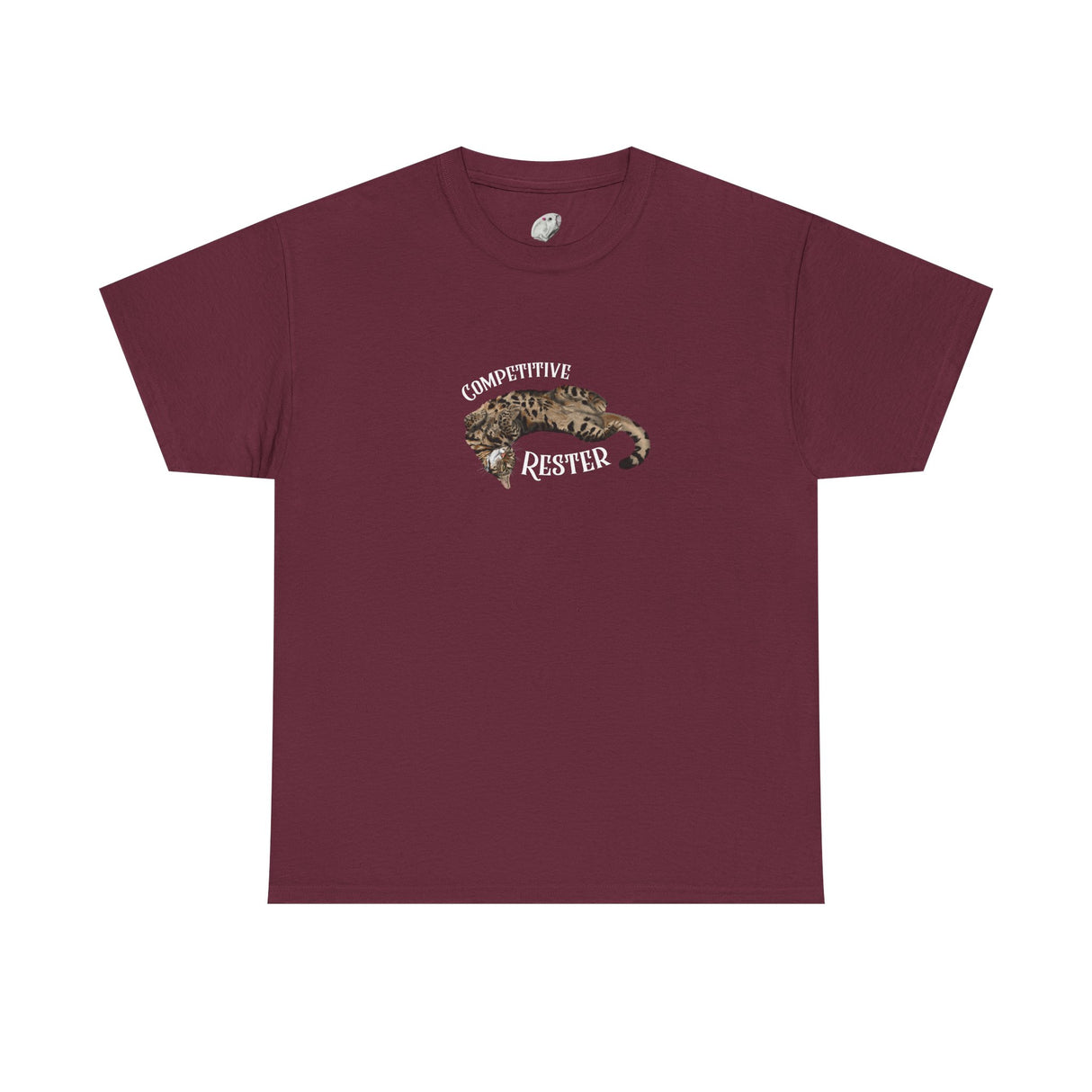 Flounder 'Competitive Rester' T-Shirt — Funny Resting Pose Tee