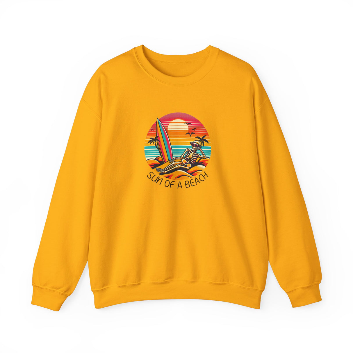 Funny Skeleton Sun of a Beach Sweatshirt