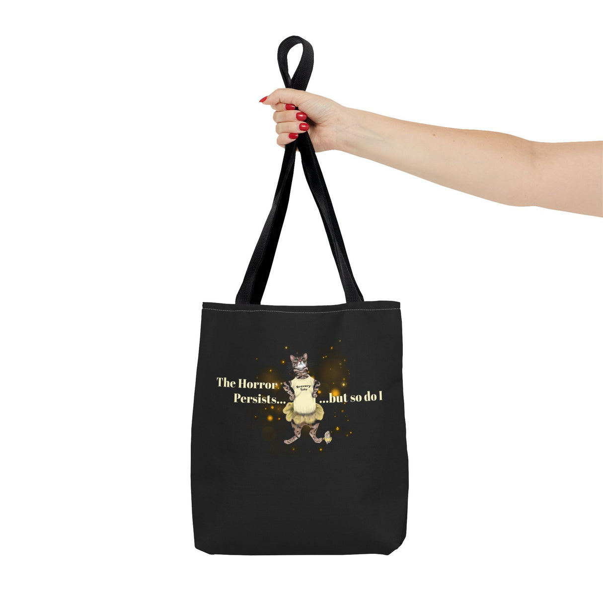 Tote Bag - Bravery Tutu Design with Flounder the Purrmaid and Mouse Toy
