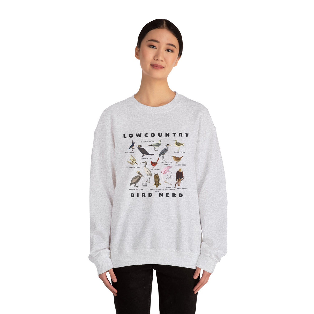 Bird Lover Sweatshirt - Lowcountry Bird Nerd Unisex Crewneck