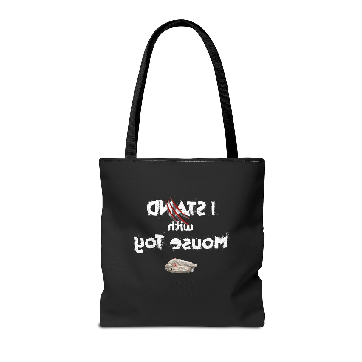 Mouse Toy Tote Bag - Hand Drawn Design by Nina