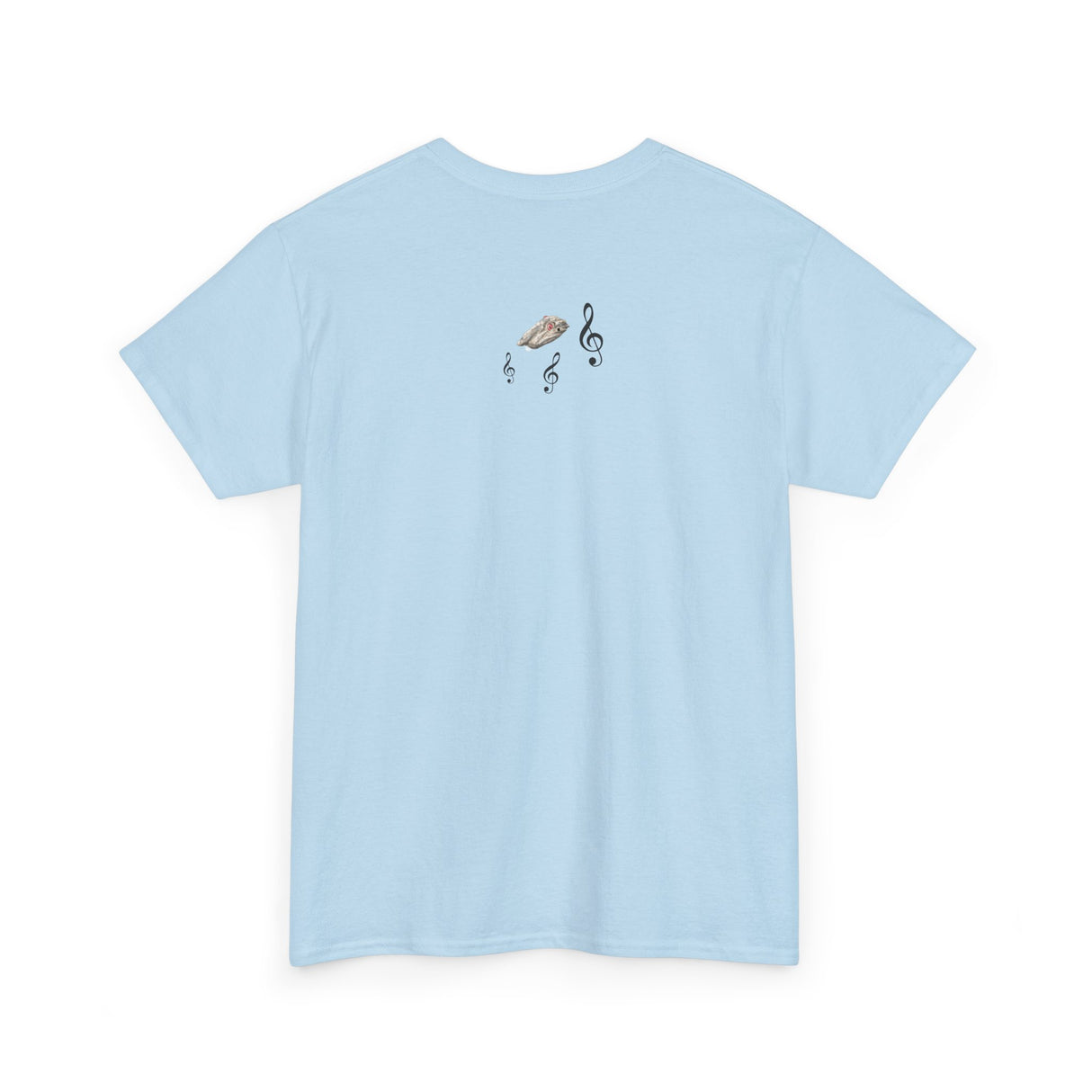 T-Shirt Treble Maker featuring Flounder the Purrmaid Playing Piano Design