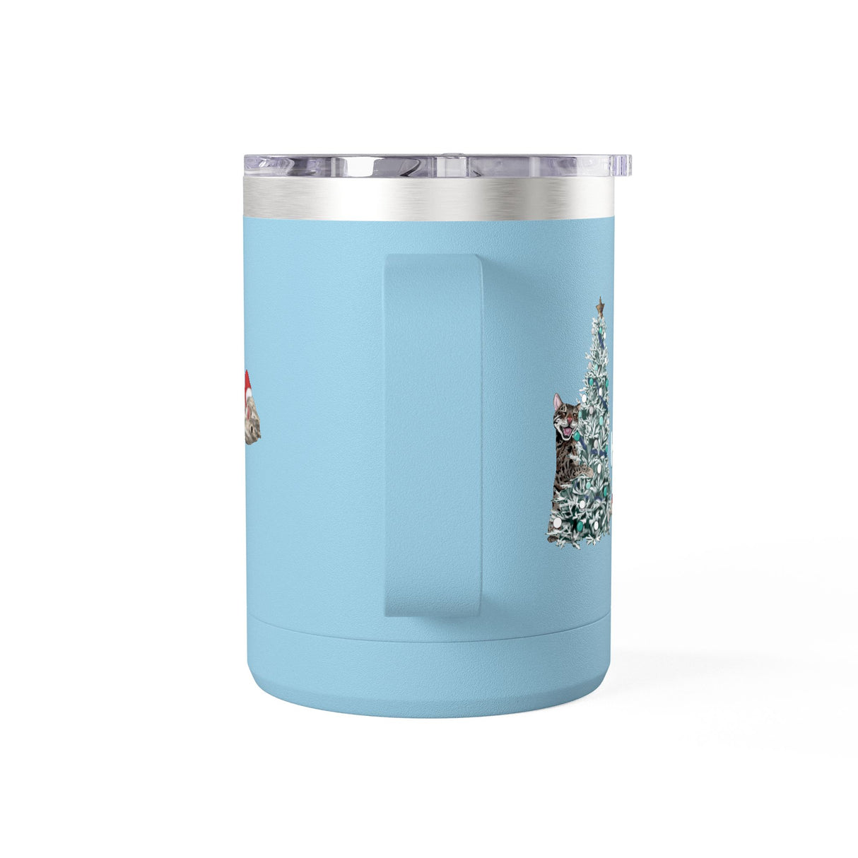 Coffee Mug Tumbler - Christmas Tree Hugger Design
