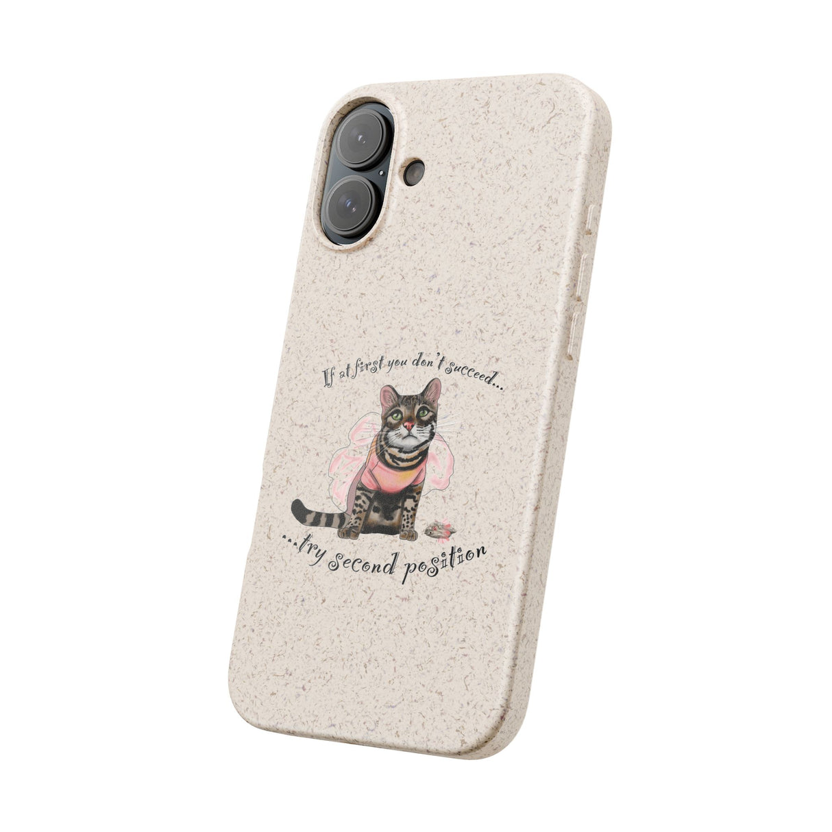 Phone Case - Flounder and Mouse Toy in Ballet Tutus Design by Nina