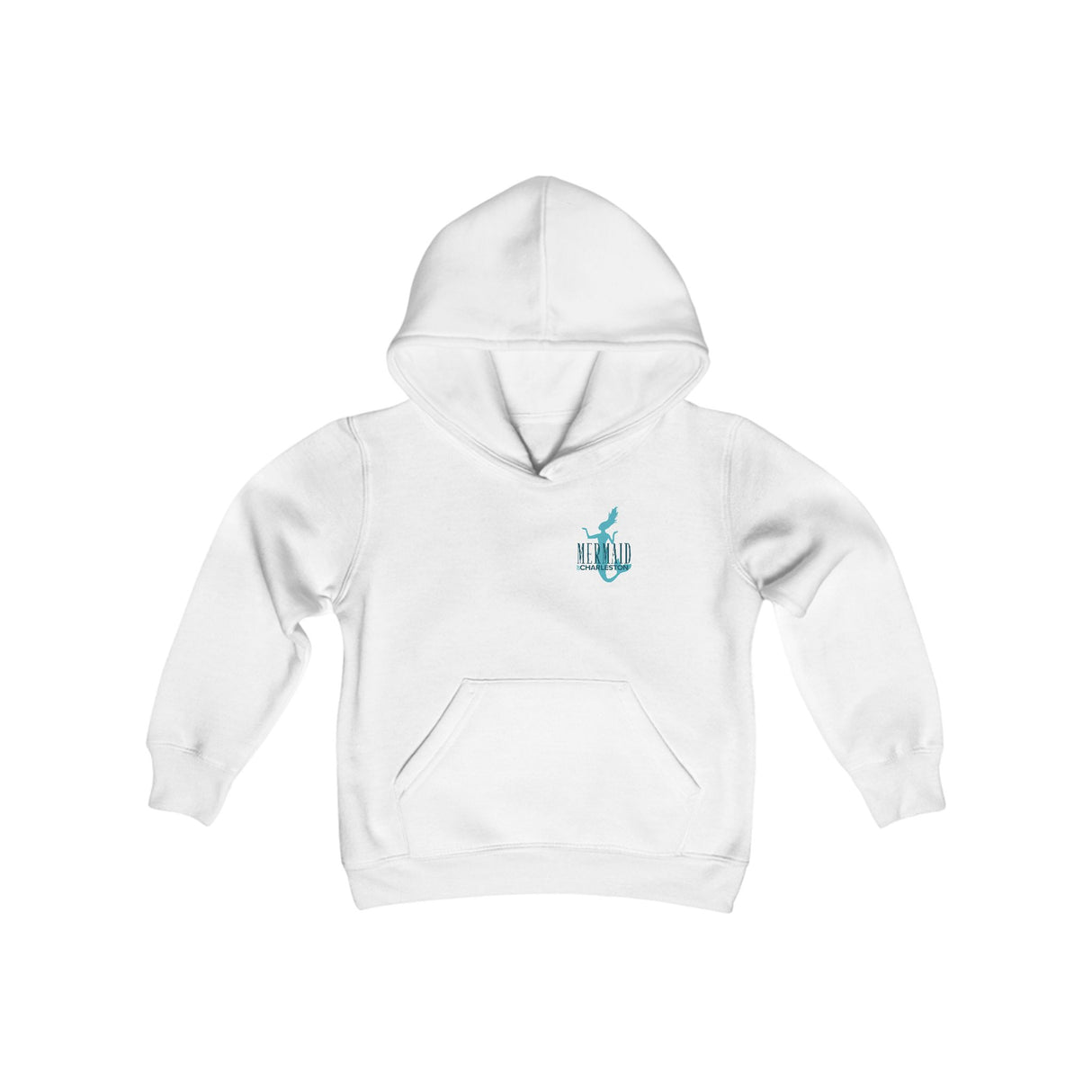 Youth Mermaid of Charleston Hooded Sweatshirt - Soft Fleece Hoodie