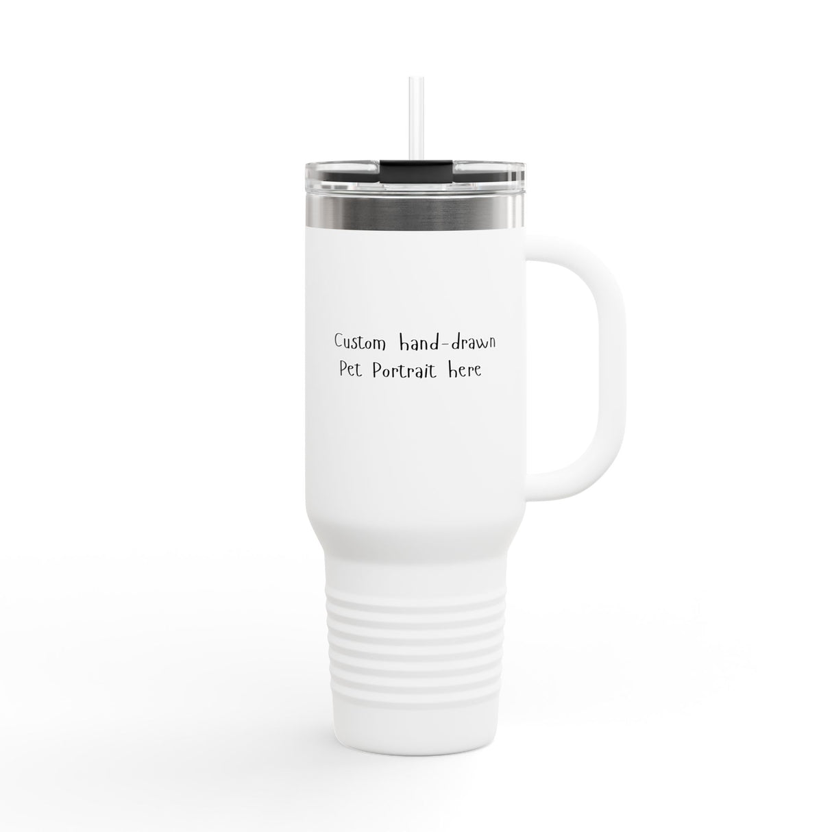 Custom Pet Portrait of Your Pet on Drinkware