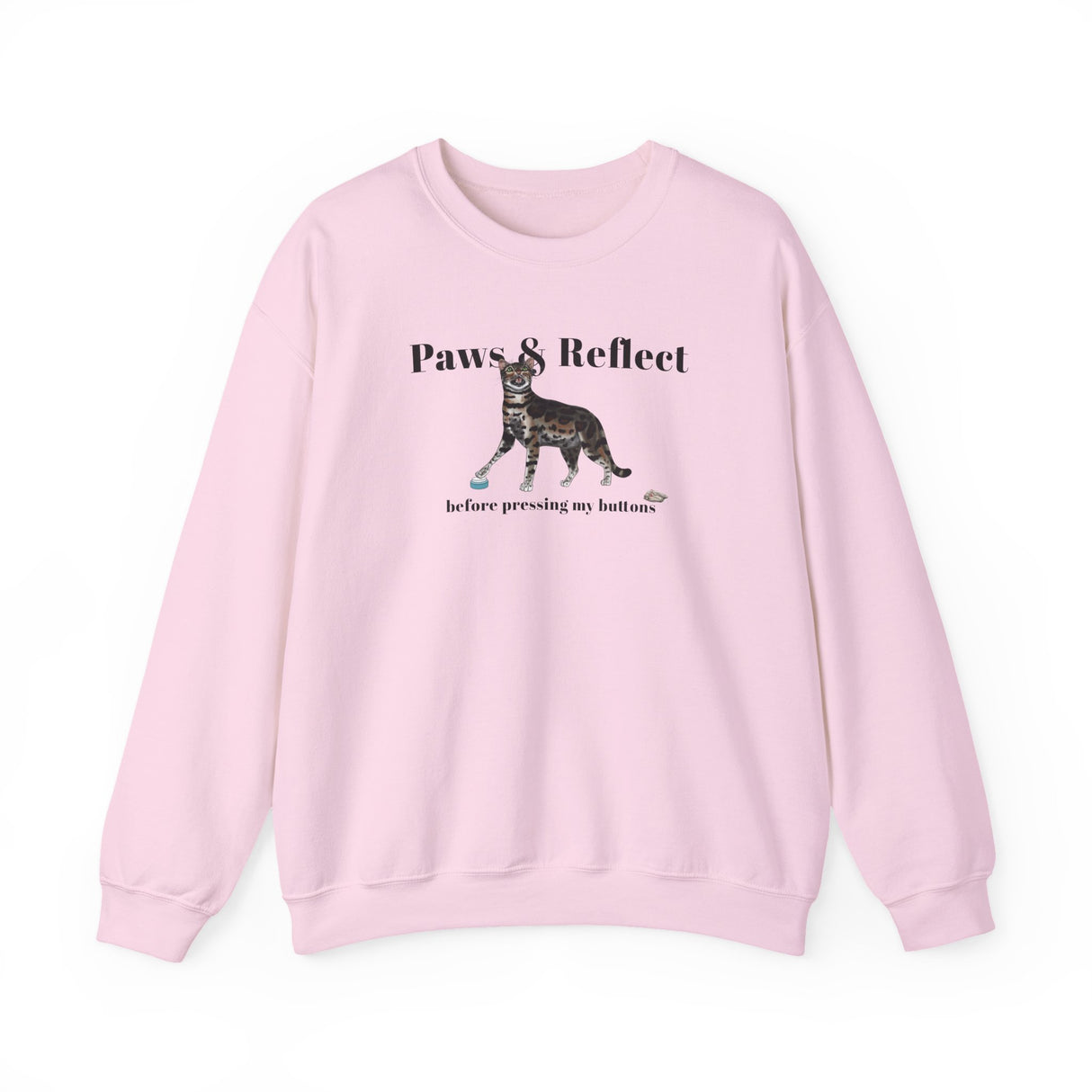 Cat Purrmaid Sweatshirt with Paws and Reflect Design