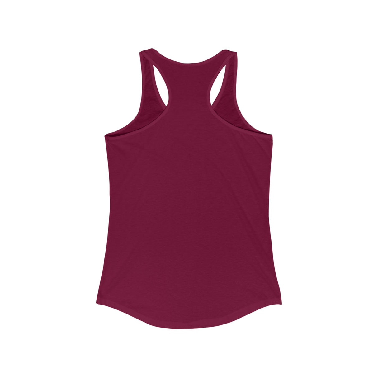 Tank Top - Woman's Ideal Racerback Tank with Flounder the Purrmaid Line Drawing Design