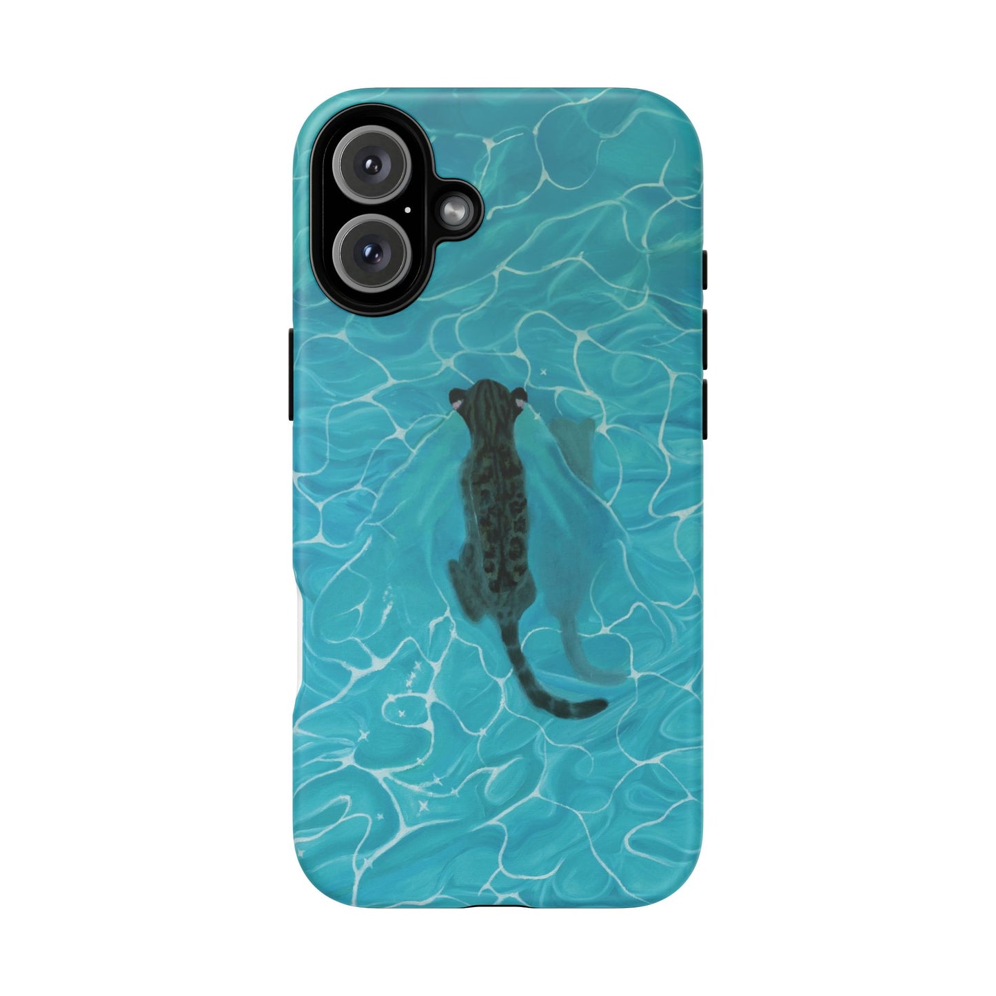 Phone Cases Purrmaid Painting featuring Flounder