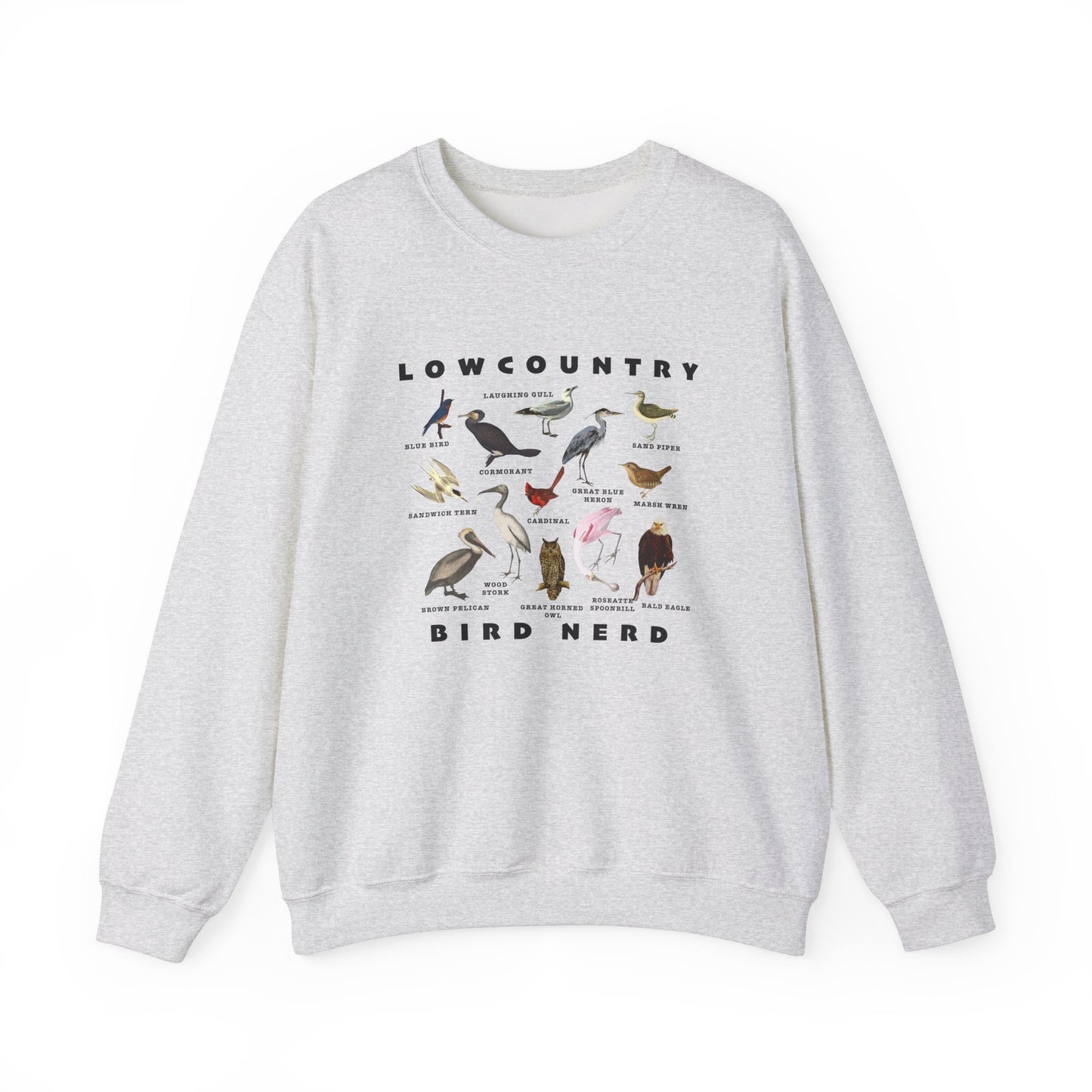 Bird Lover Sweatshirt - Lowcountry Bird Nerd Unisex Crewneck