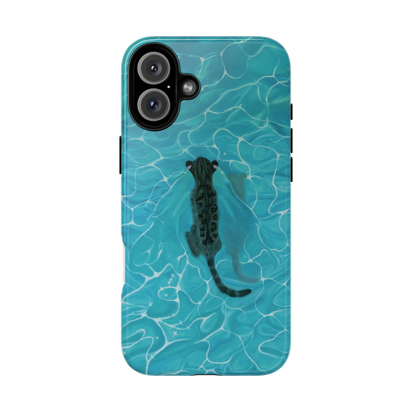 Phone Cases Purrmaid Painting featuring Flounder