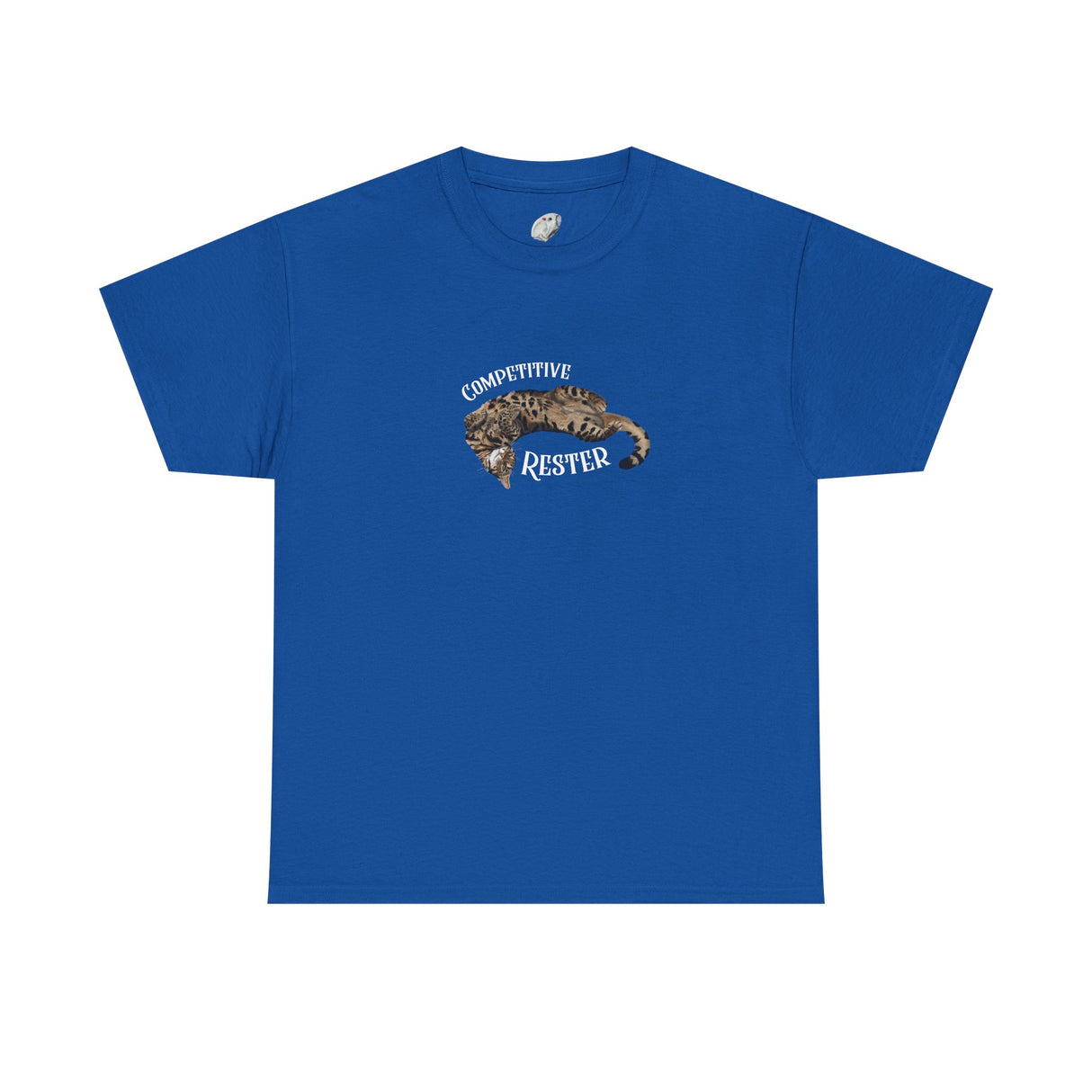 Flounder 'Competitive Rester' T-Shirt — Funny Resting Pose Tee