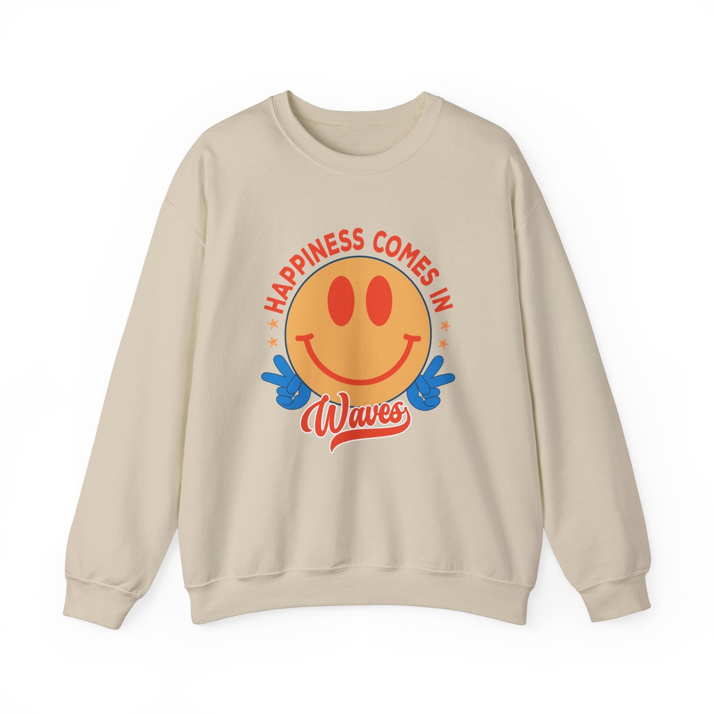 Happiness Comes in Waves Sweatshirt