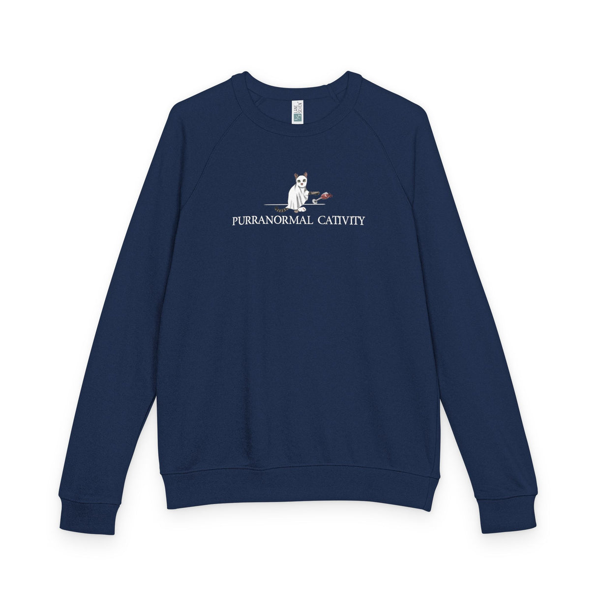 Sweatshirt - Purranormal Cativity Design by Nina - Flounder the Purrmaid and Mouse Toy Ghosts