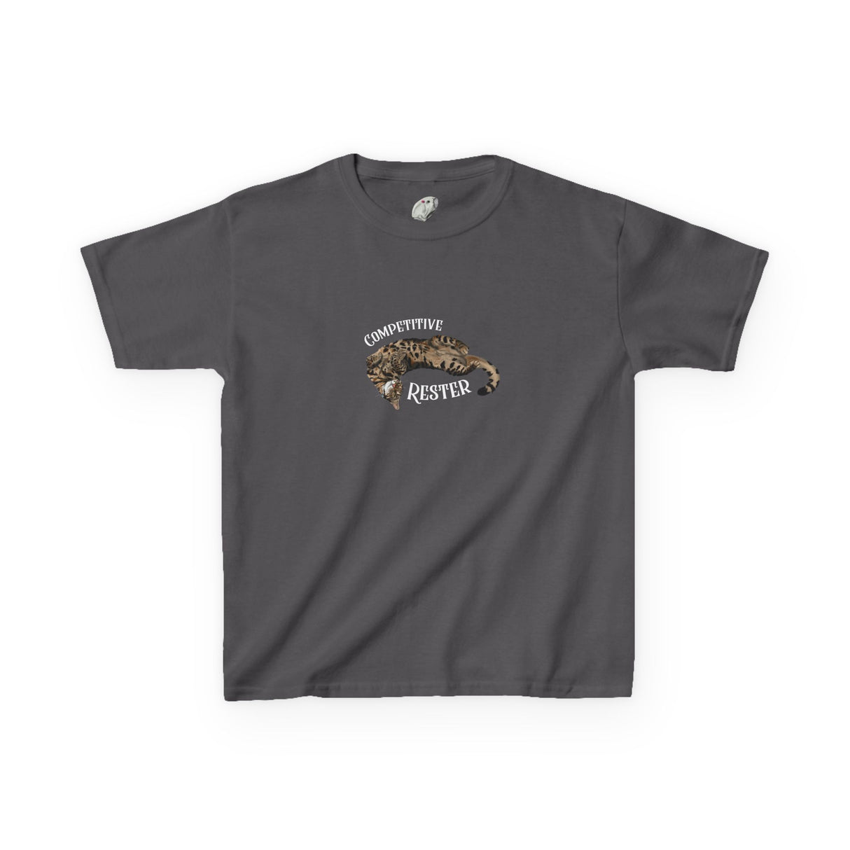 Kids 'Competitive Rester' T-Shirt — Flounder Funny Resting Pose Tee