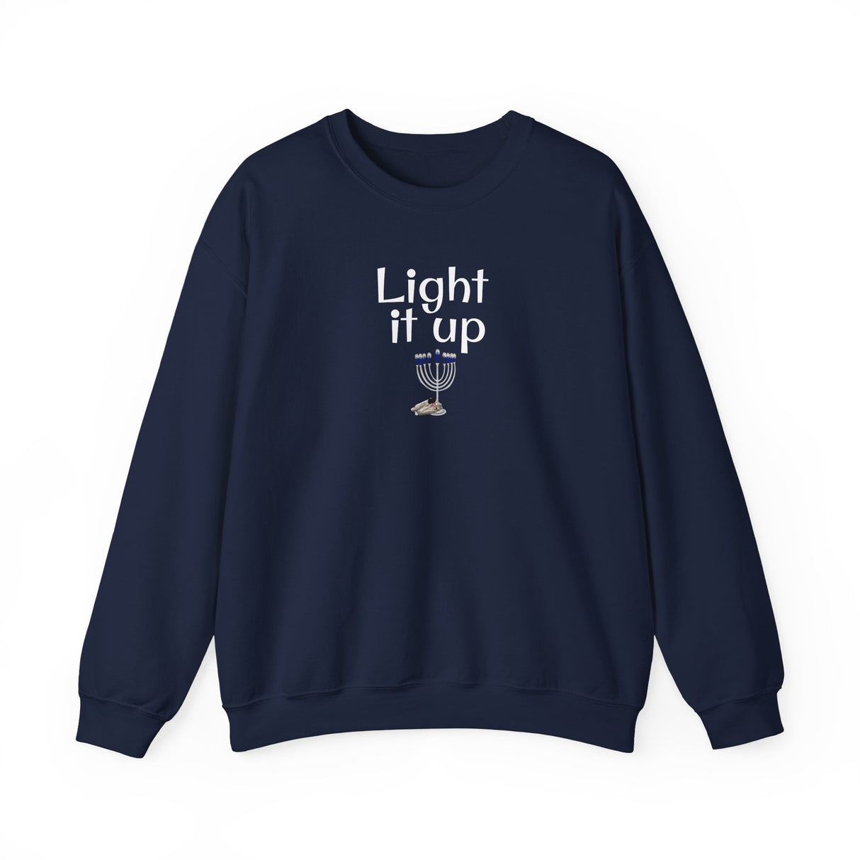 Hanukkah Mouse Toy Sweatshirt - Light it Up Design