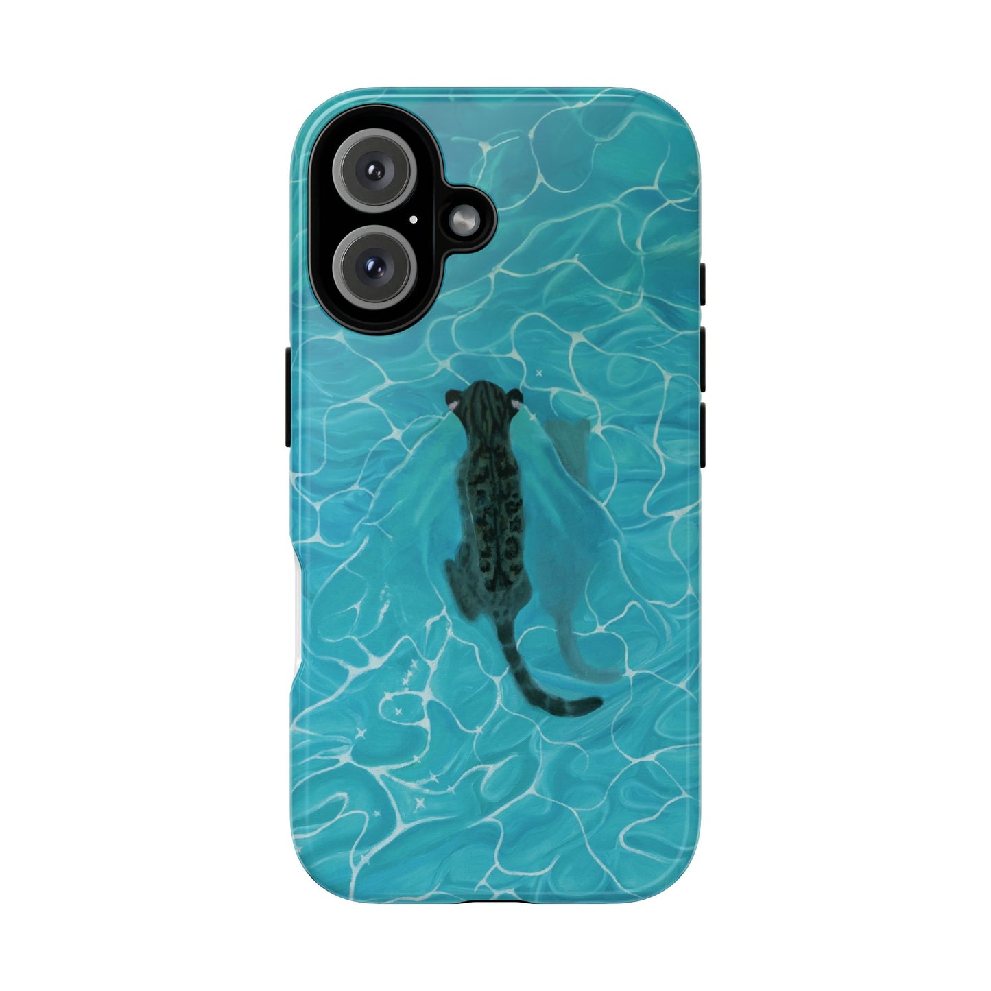 Phone Cases Purrmaid Painting featuring Flounder