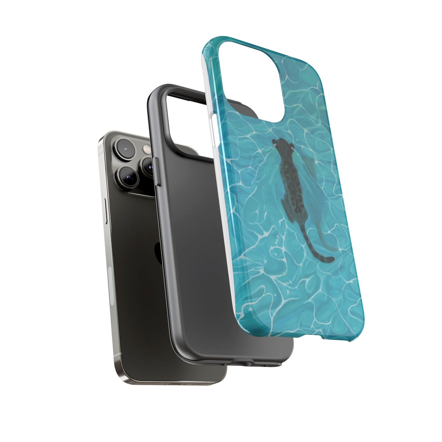 Phone Cases Purrmaid Painting featuring Flounder