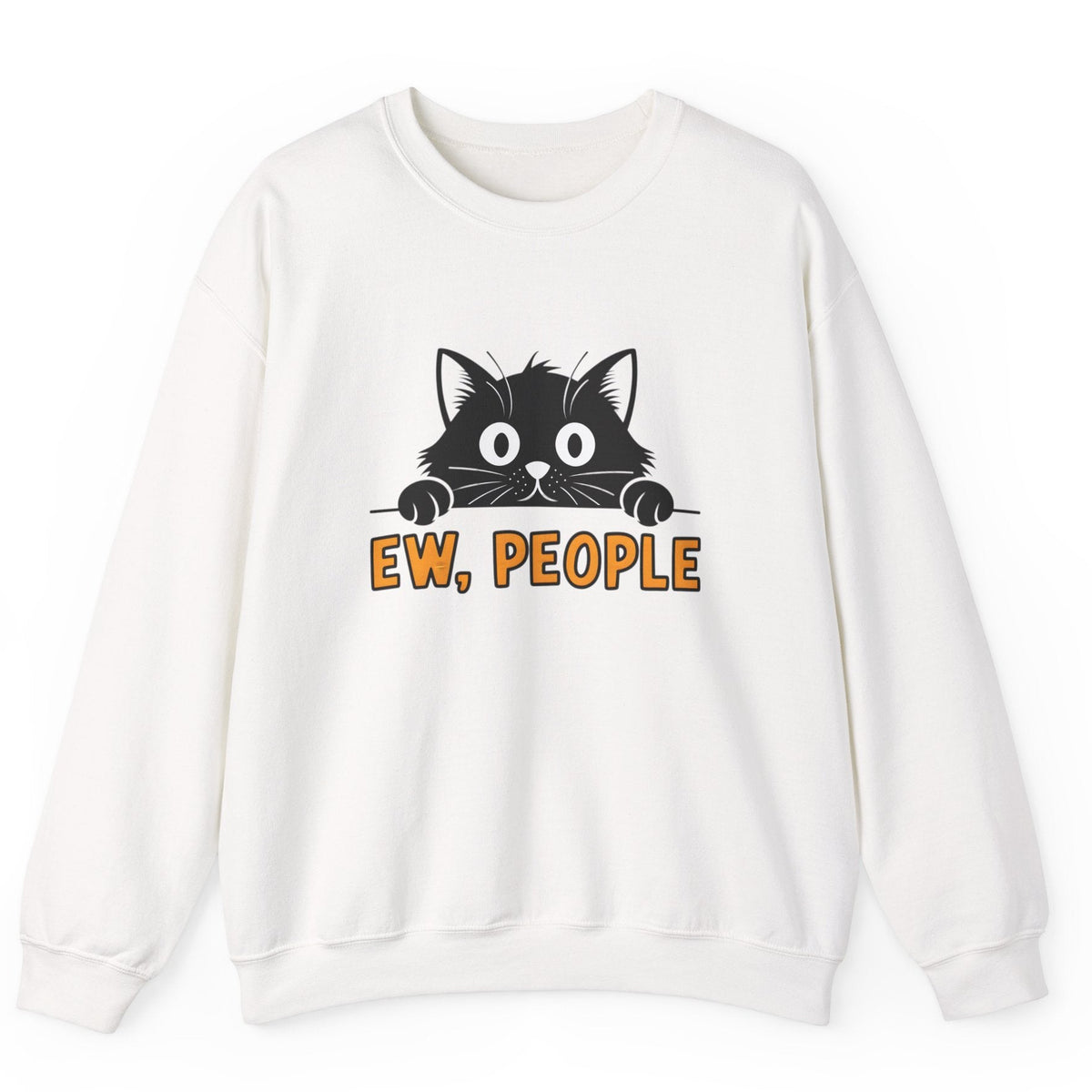 Ew People cat sweatshirt in white