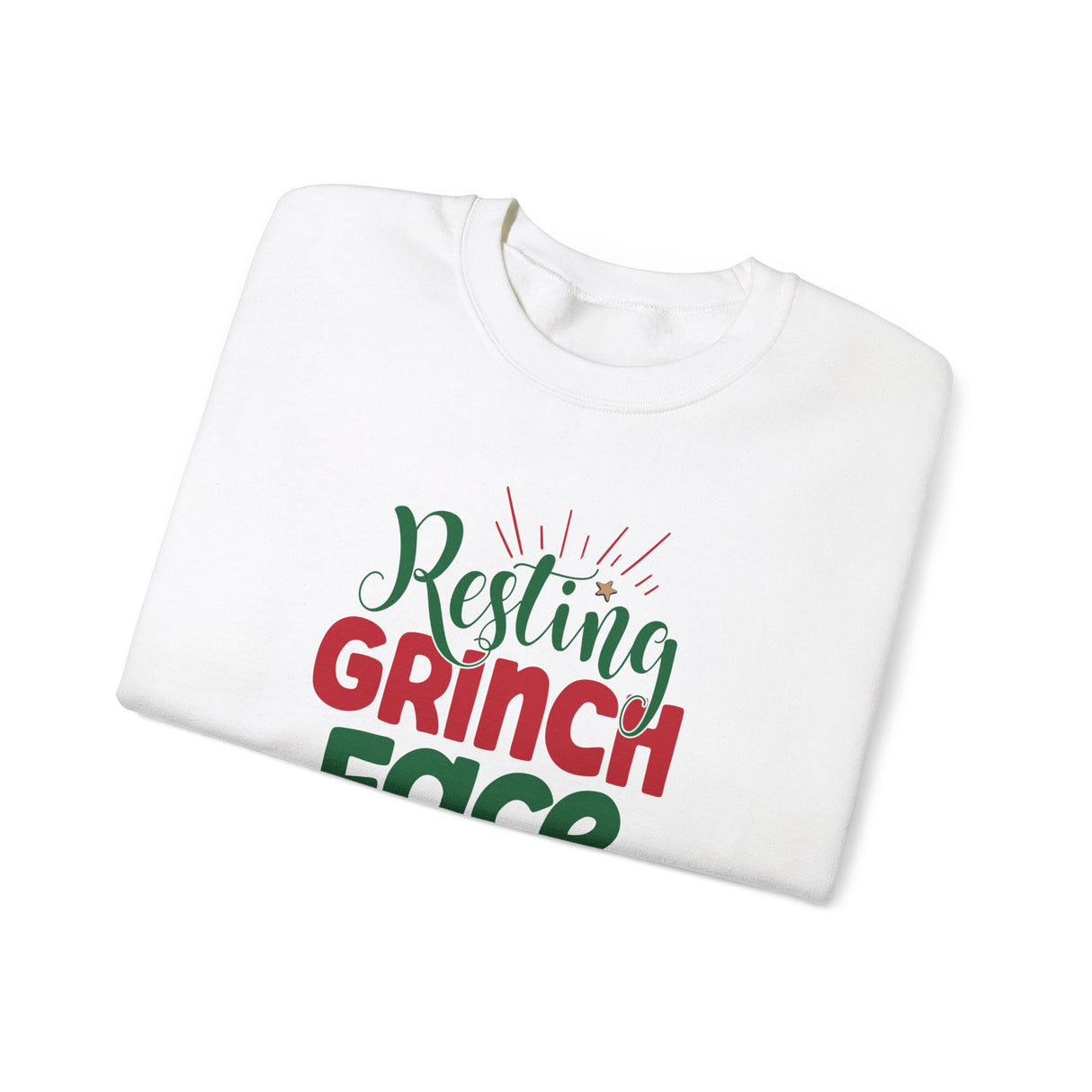 Holiday Resting Grinch Face Sweatshirt