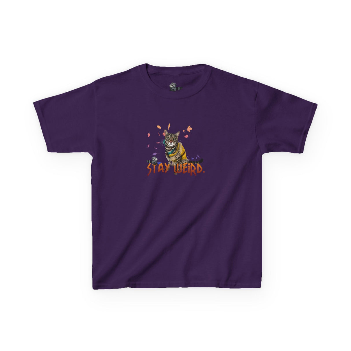 Stay Weird Flocahontas Kids T-Shirt — Hand-Drawn Character Tee