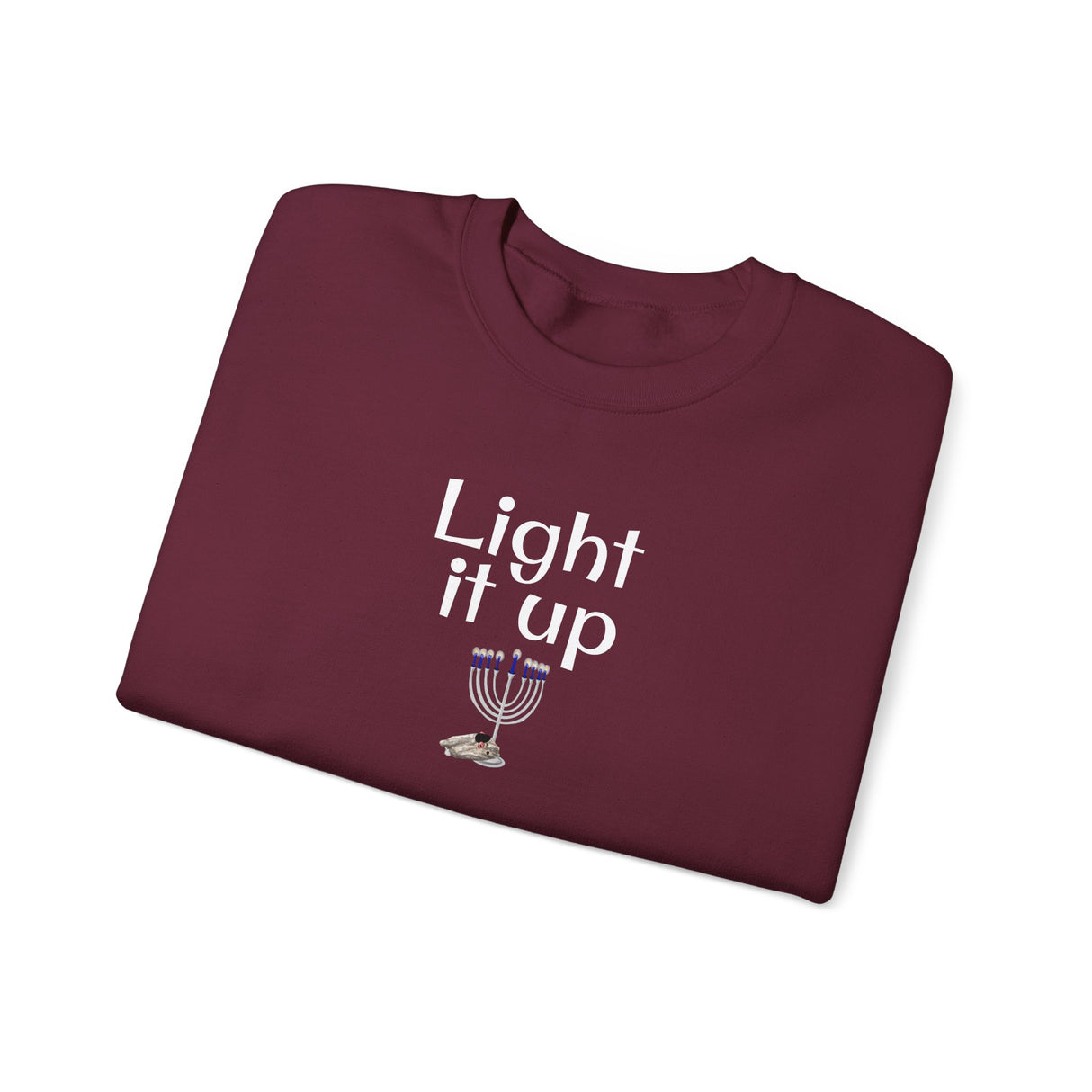 Hanukkah Mouse Toy Sweatshirt - Light it Up Design