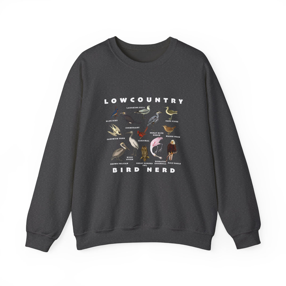 Bird Lover Sweatshirt - Lowcountry Bird Nerd Unisex Crewneck