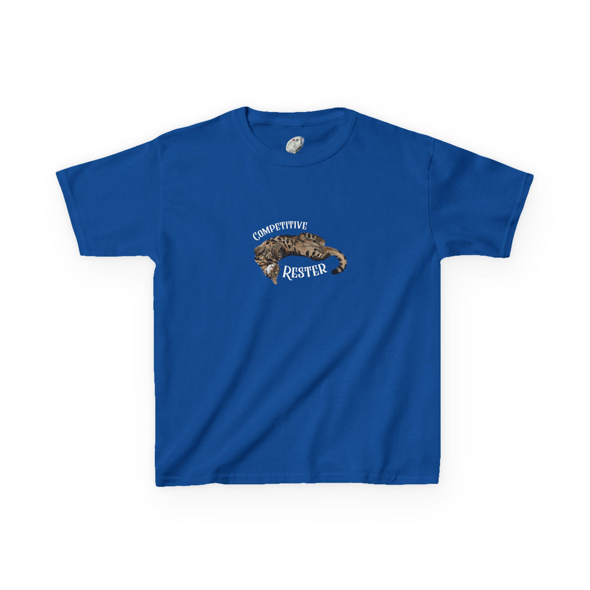 Kids 'Competitive Rester' T-Shirt — Flounder Funny Resting Pose Tee