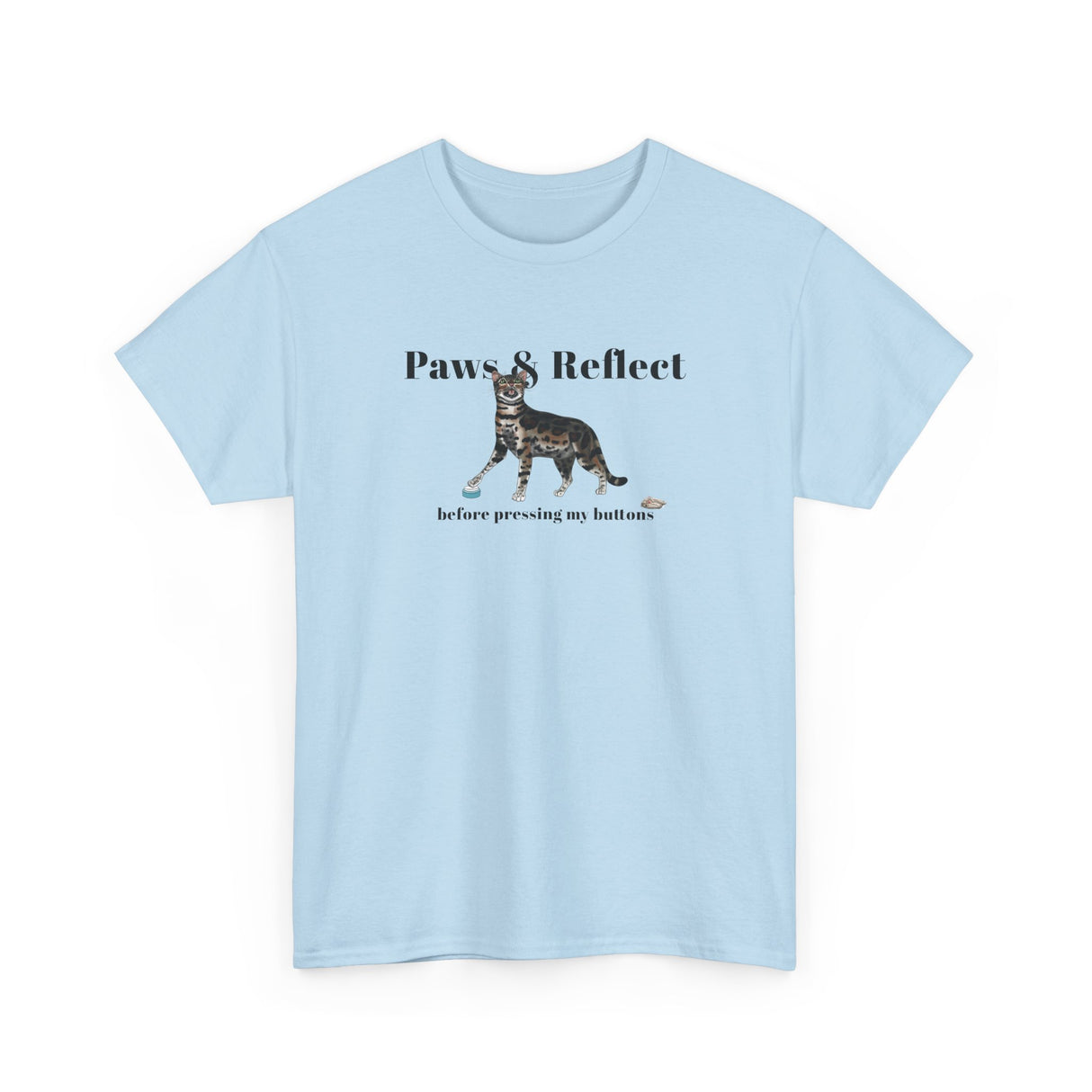 Purrmaid Tee with 'Paws and Reflect' Design