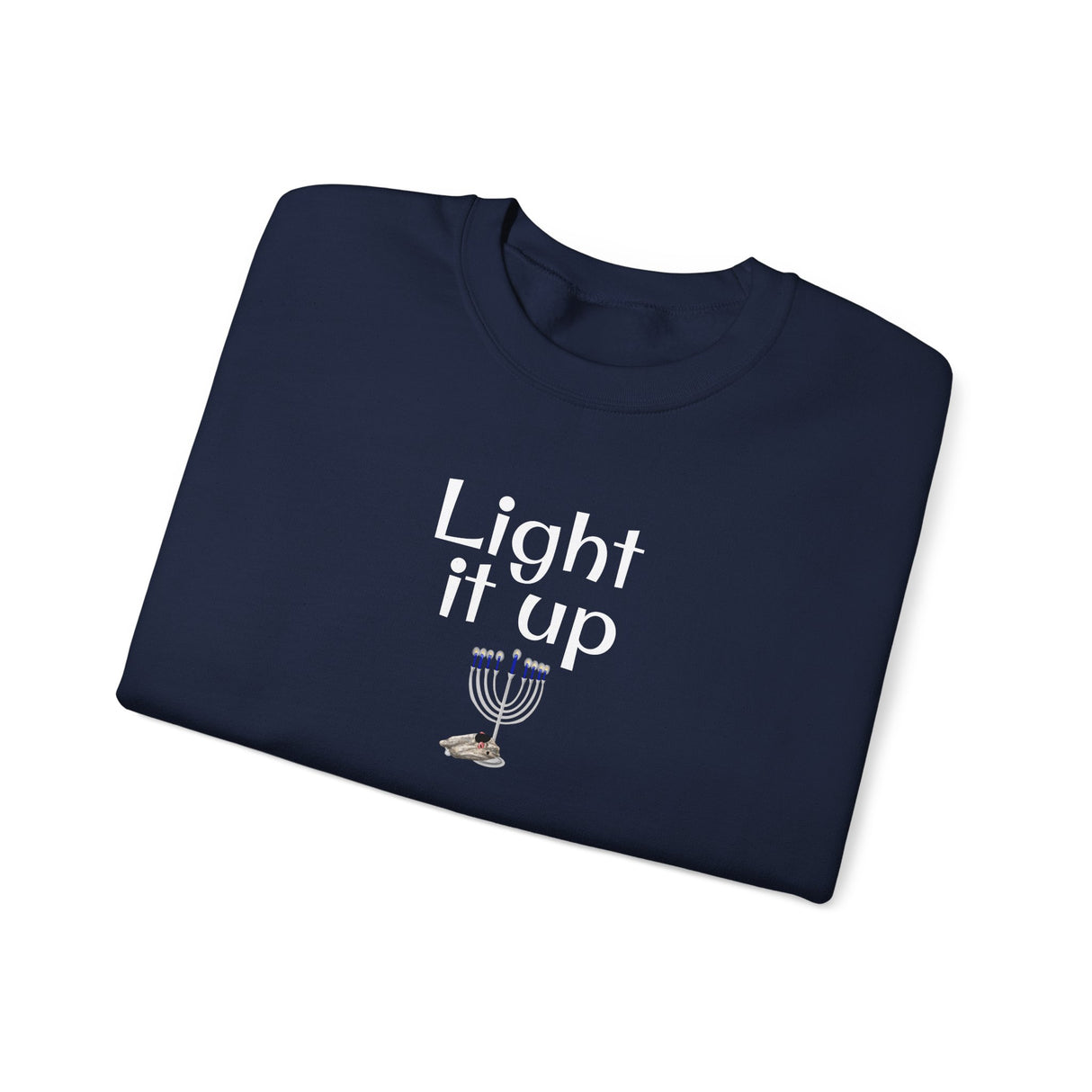 Hanukkah Mouse Toy Sweatshirt - Light it Up Design