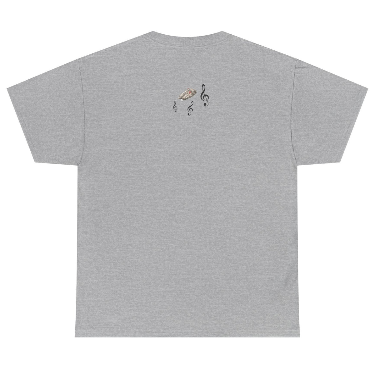 T-Shirt Treble Maker featuring Flounder the Purrmaid Playing Piano Design, additional product photo 3