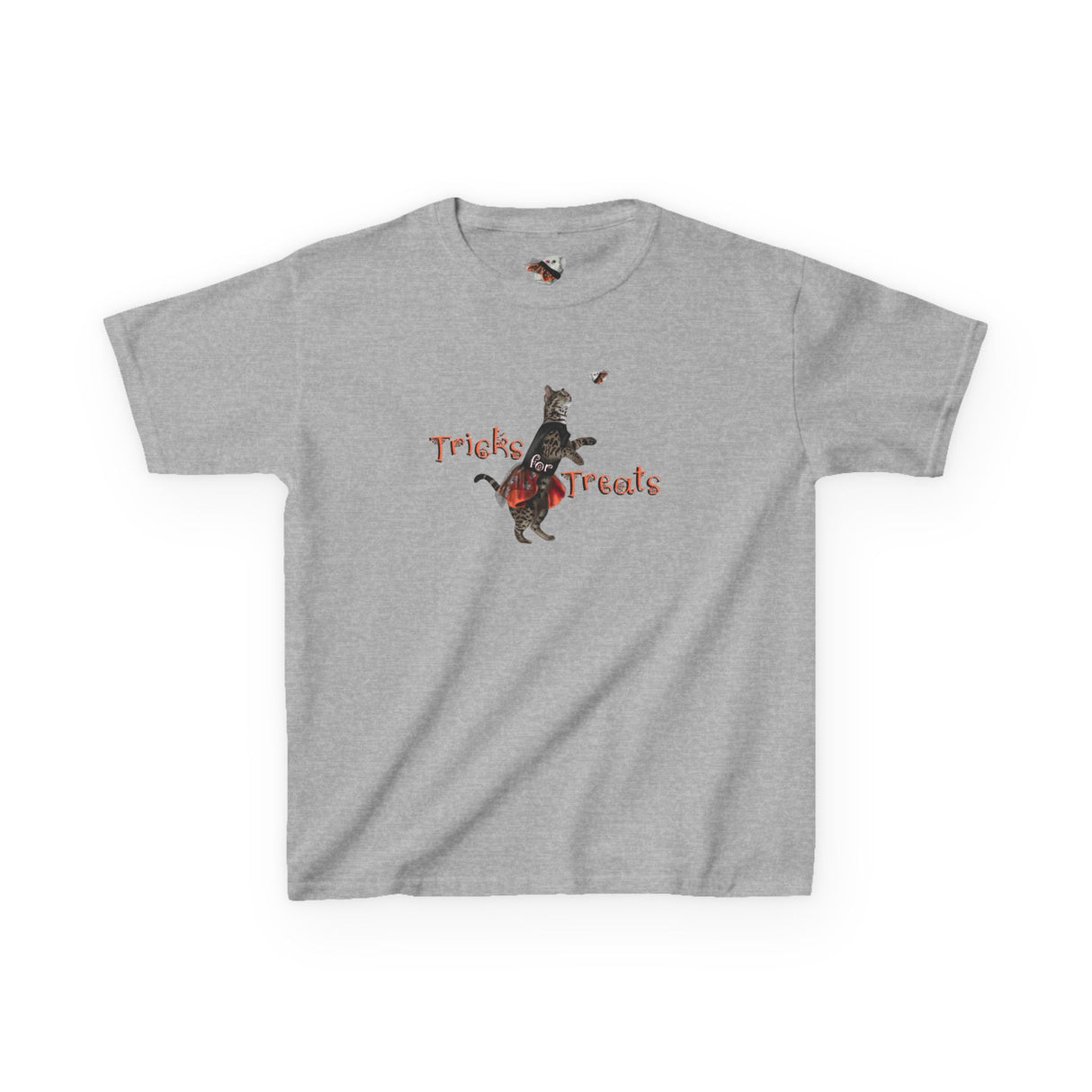 Kids Tee — "Tricks for Treats" Flounder Halloween Ballet Tee