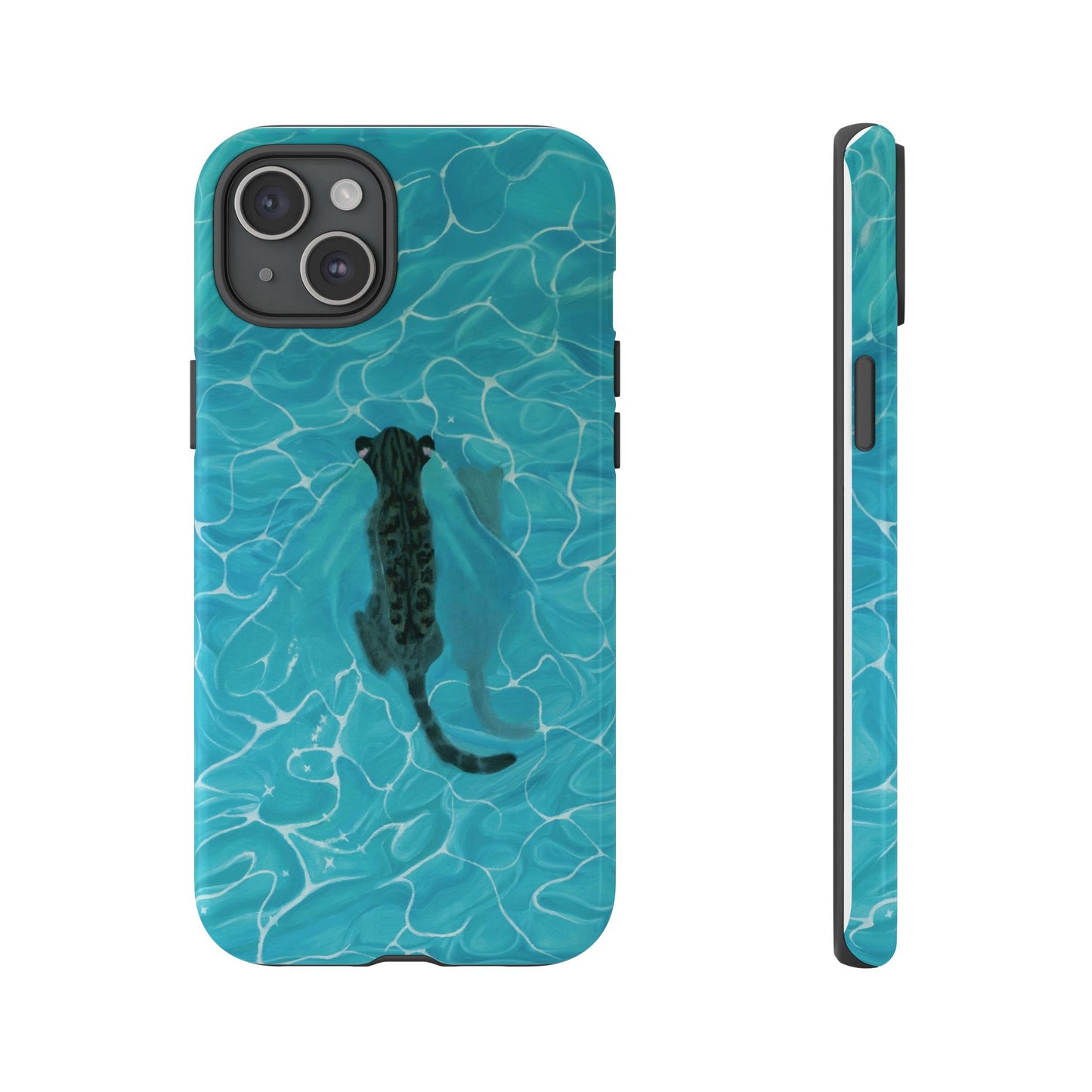 Phone Cases Purrmaid Painting featuring Flounder