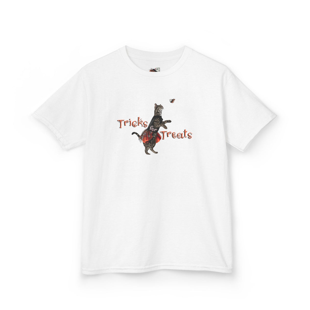 Kids Tee — "Tricks for Treats" Flounder Halloween Ballet Tee