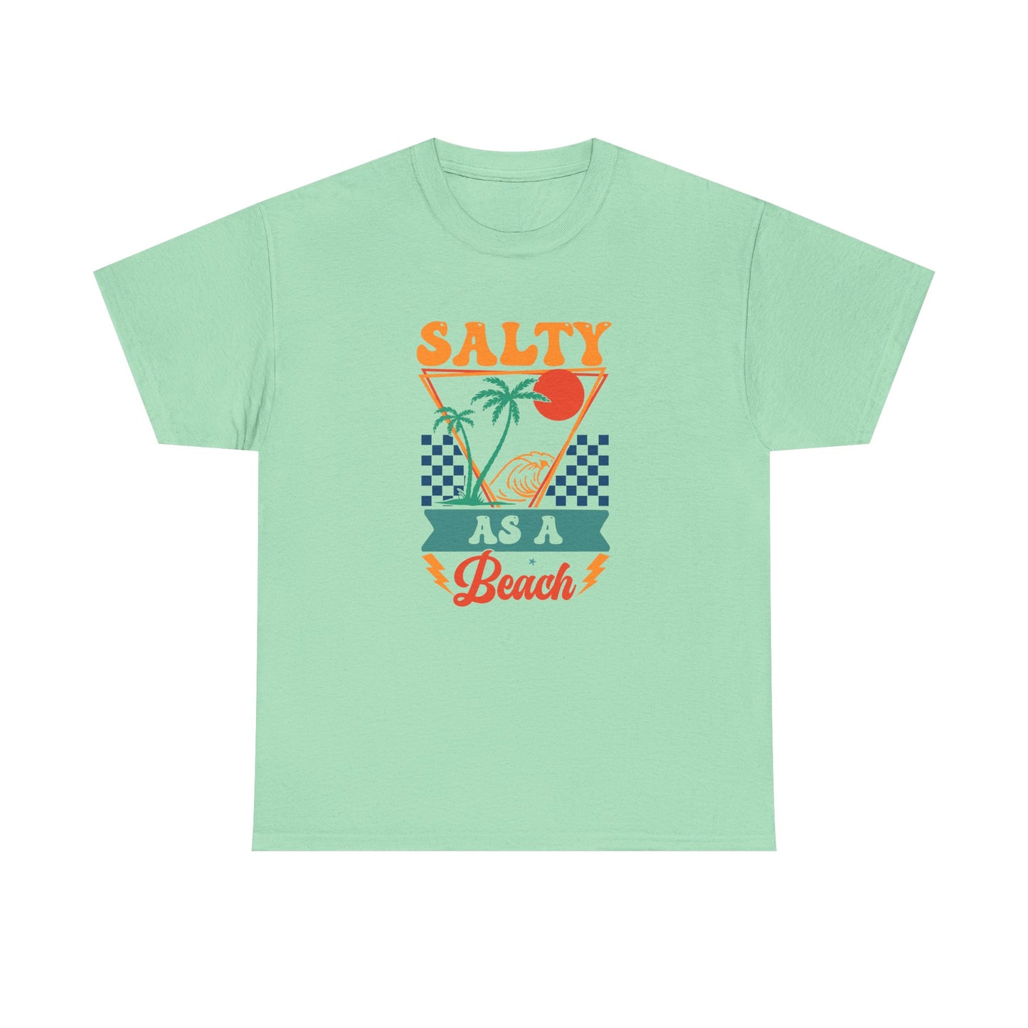 Salty As a Beach Unisex Cotton Tee