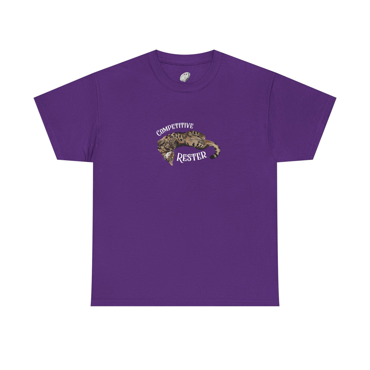 Flounder 'Competitive Rester' T-Shirt — Funny Resting Pose Tee