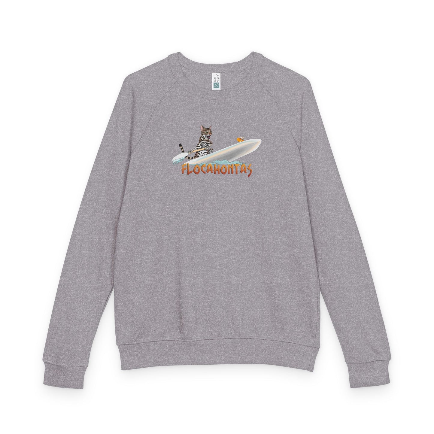 Raglan Crewneck Flocahontas and Mouse Toy Design by Nina
