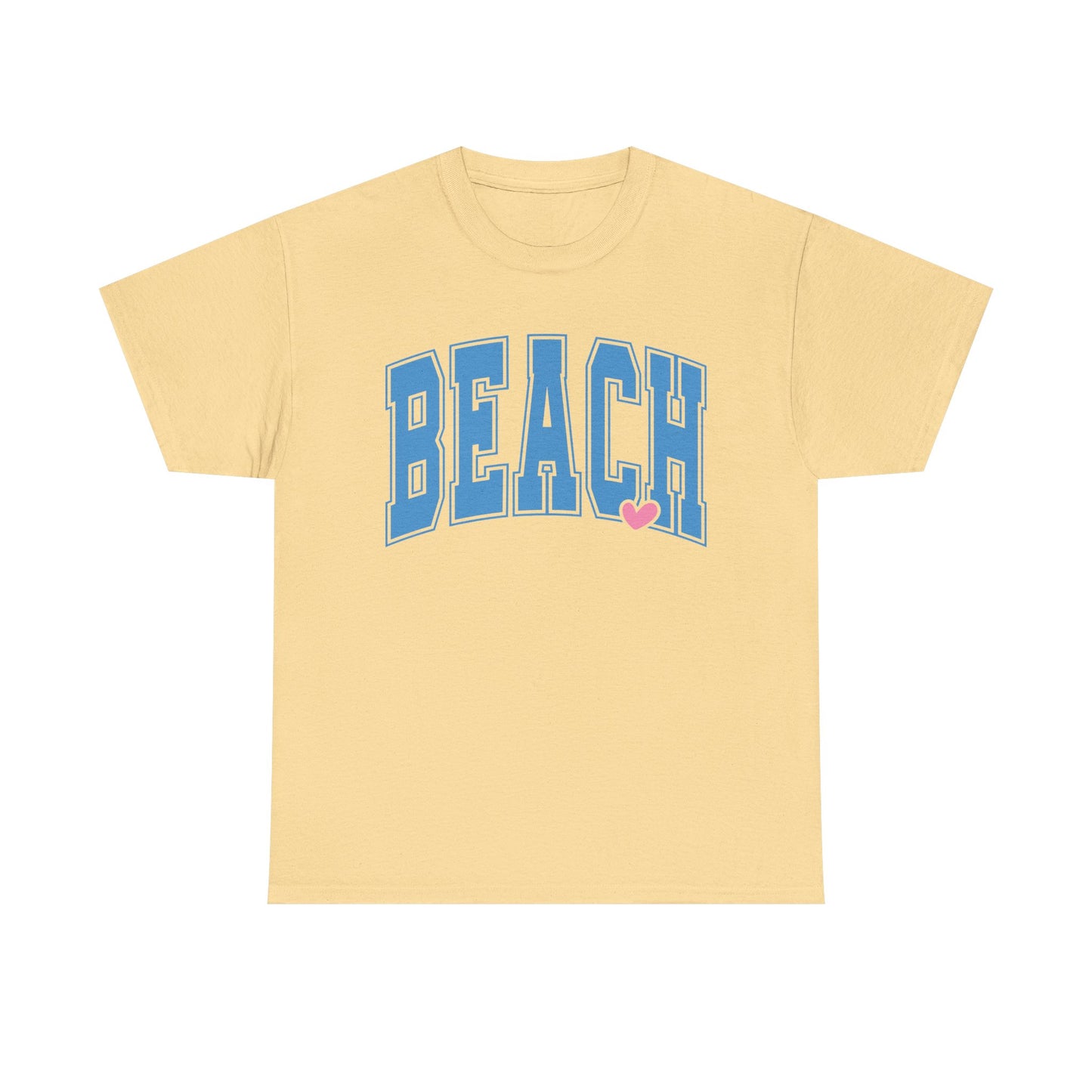 Beach Collegiate Style - Cotton Tee