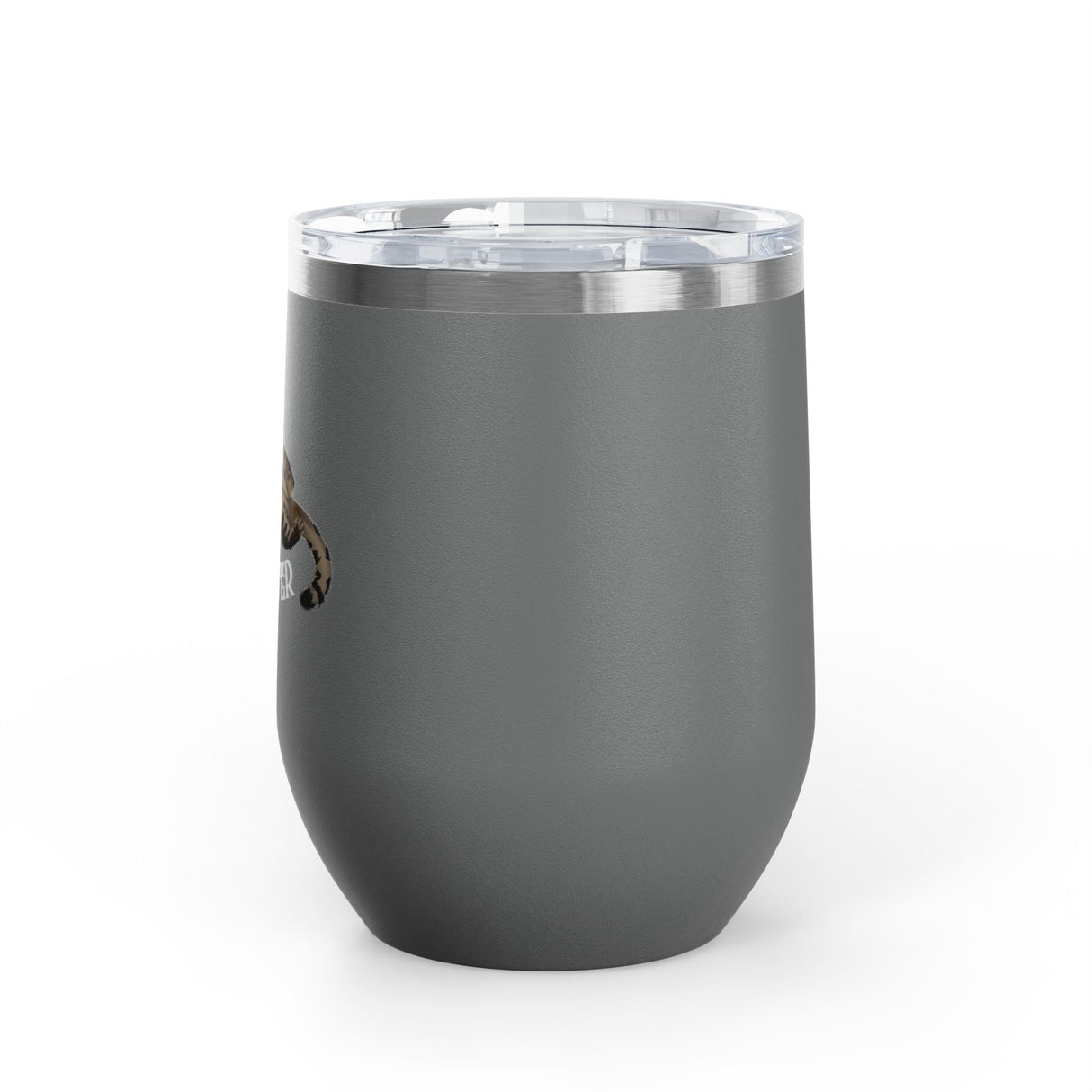 Wine Tumbler — "Competitive Rester" Flounder Design (12 oz)