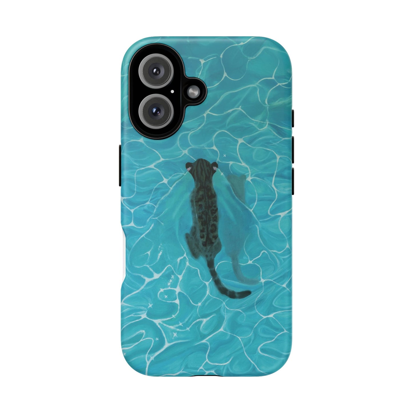 Phone Cases Purrmaid Painting featuring Flounder