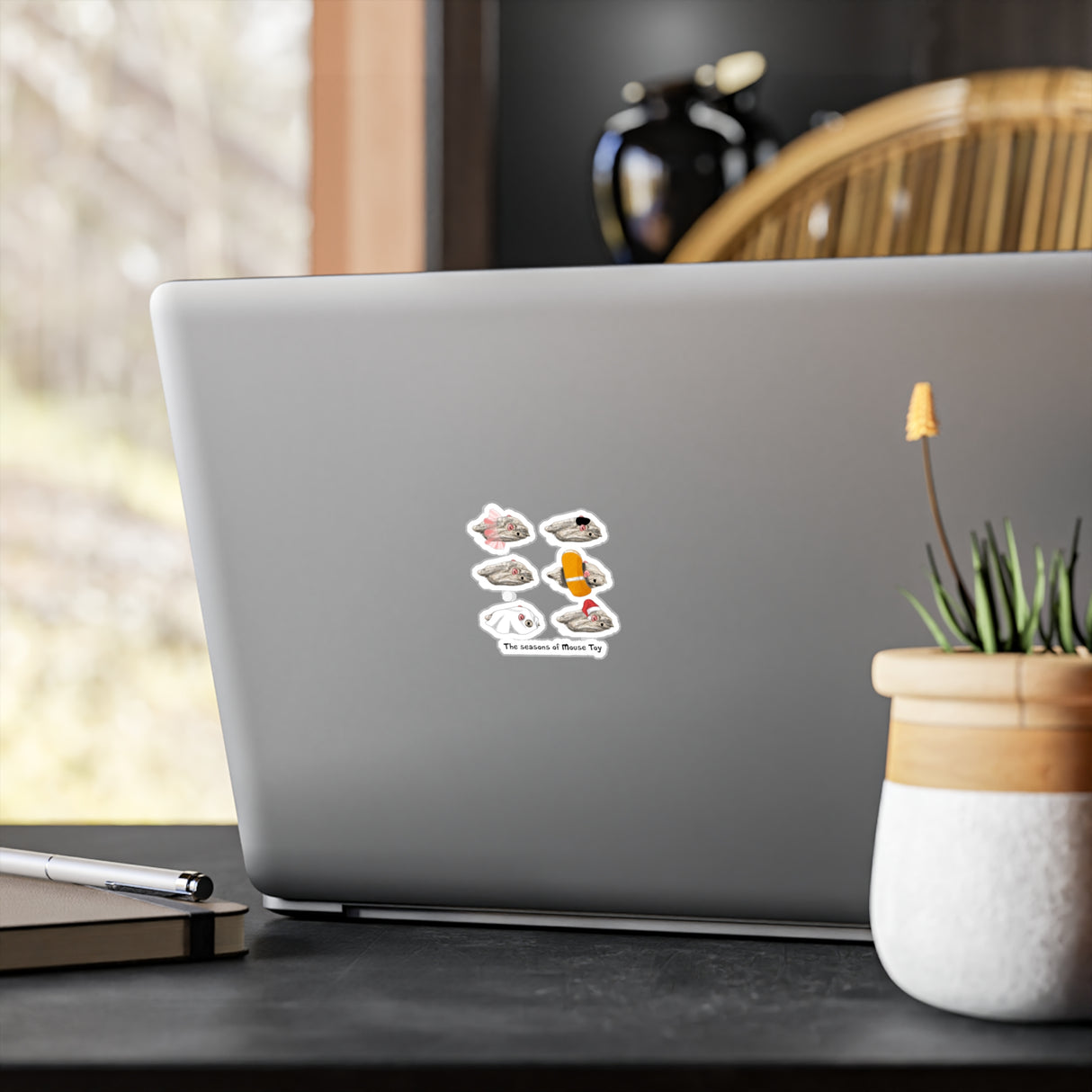 Kiss-Cut Vinyl Decals - The Seasons of Mouse Toy